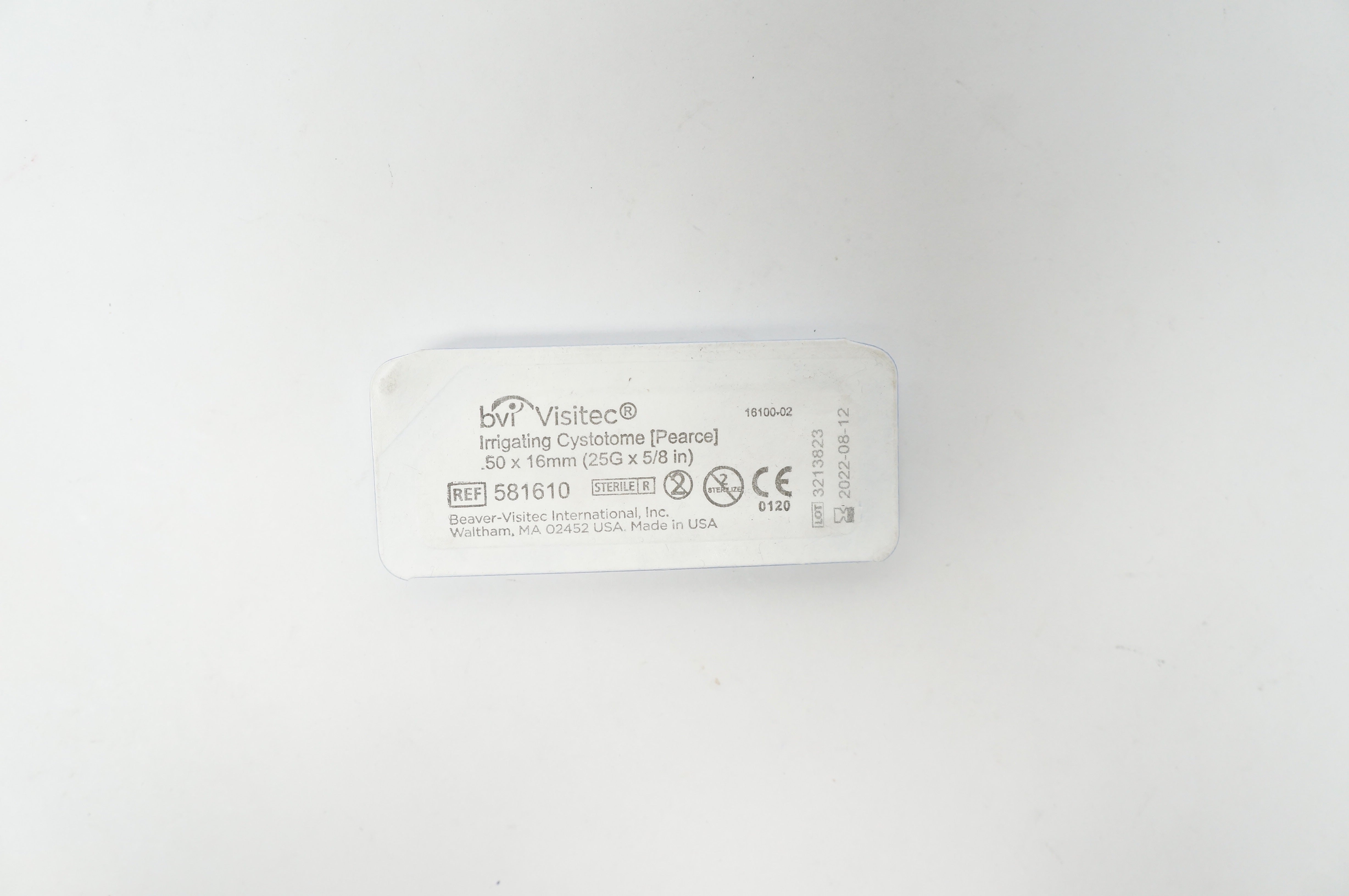BVI 581610 Visitec Irrigating Cystotome 25G x 5/8inch (x)