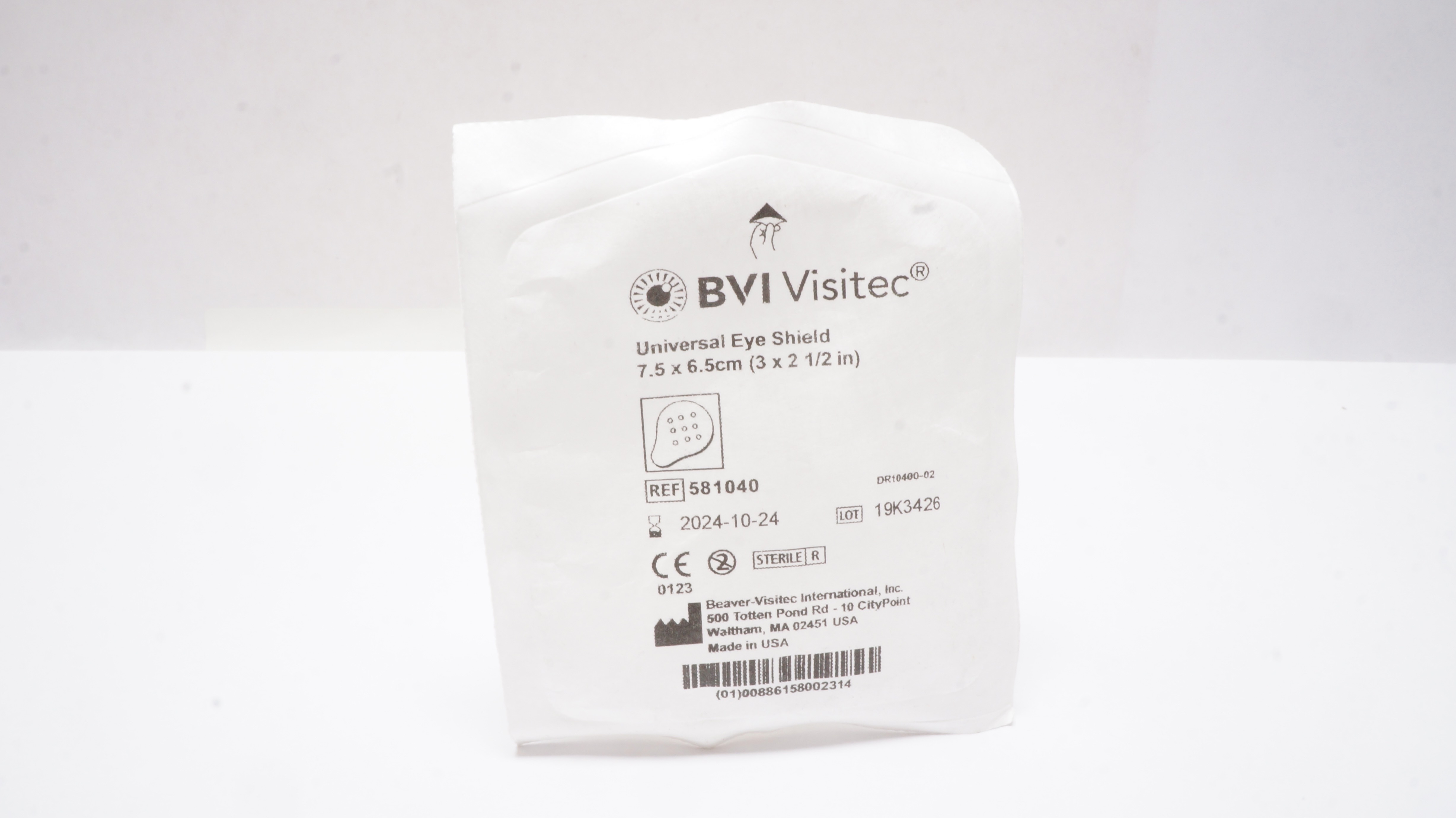 BVI Beaver 581040 Visitec Universal Eye Shield 3 inch x 2-1/2 inch