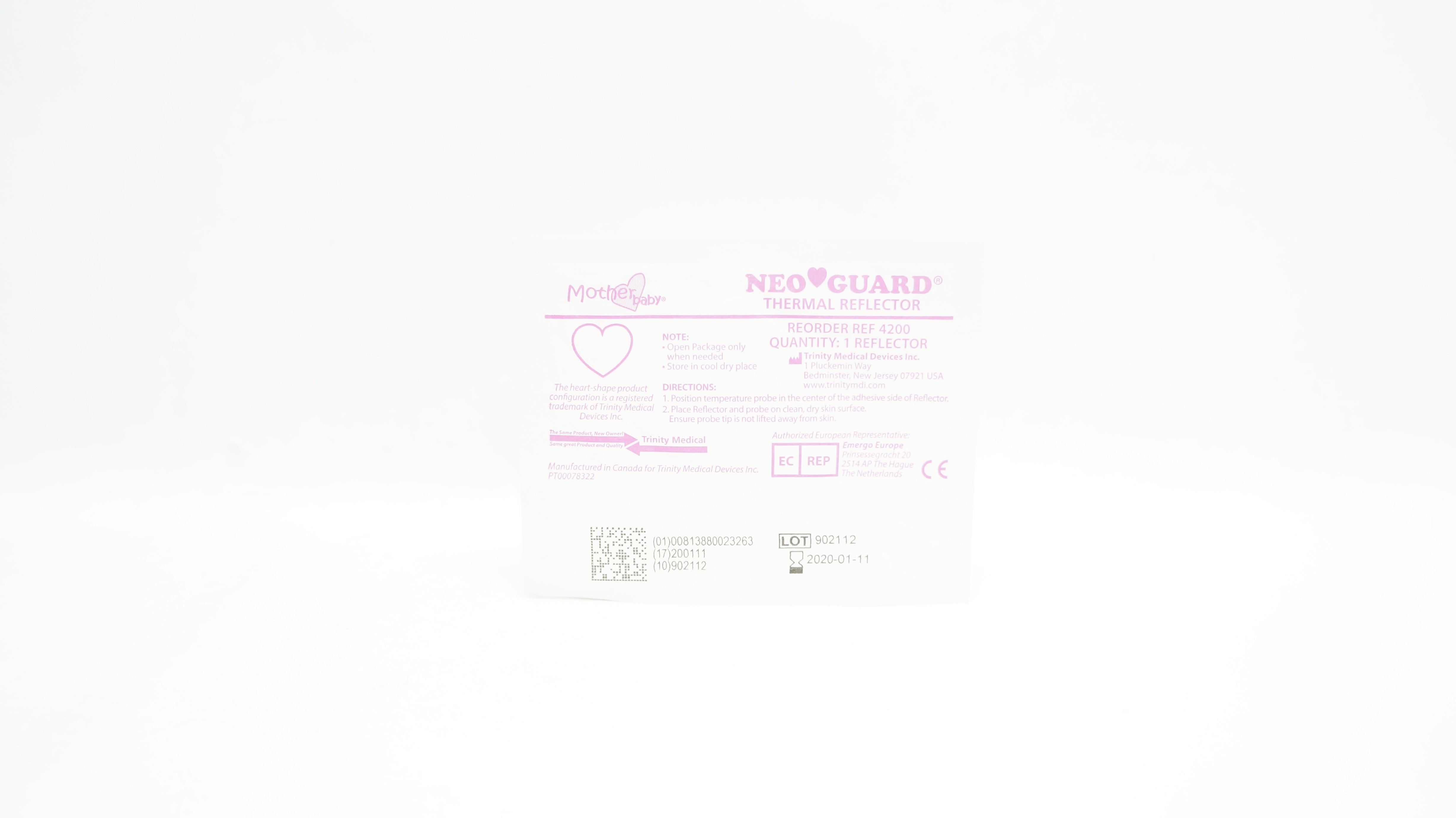 Trinity Medical 4200 Mother baby NeoGuard Thermal Reflector (x)