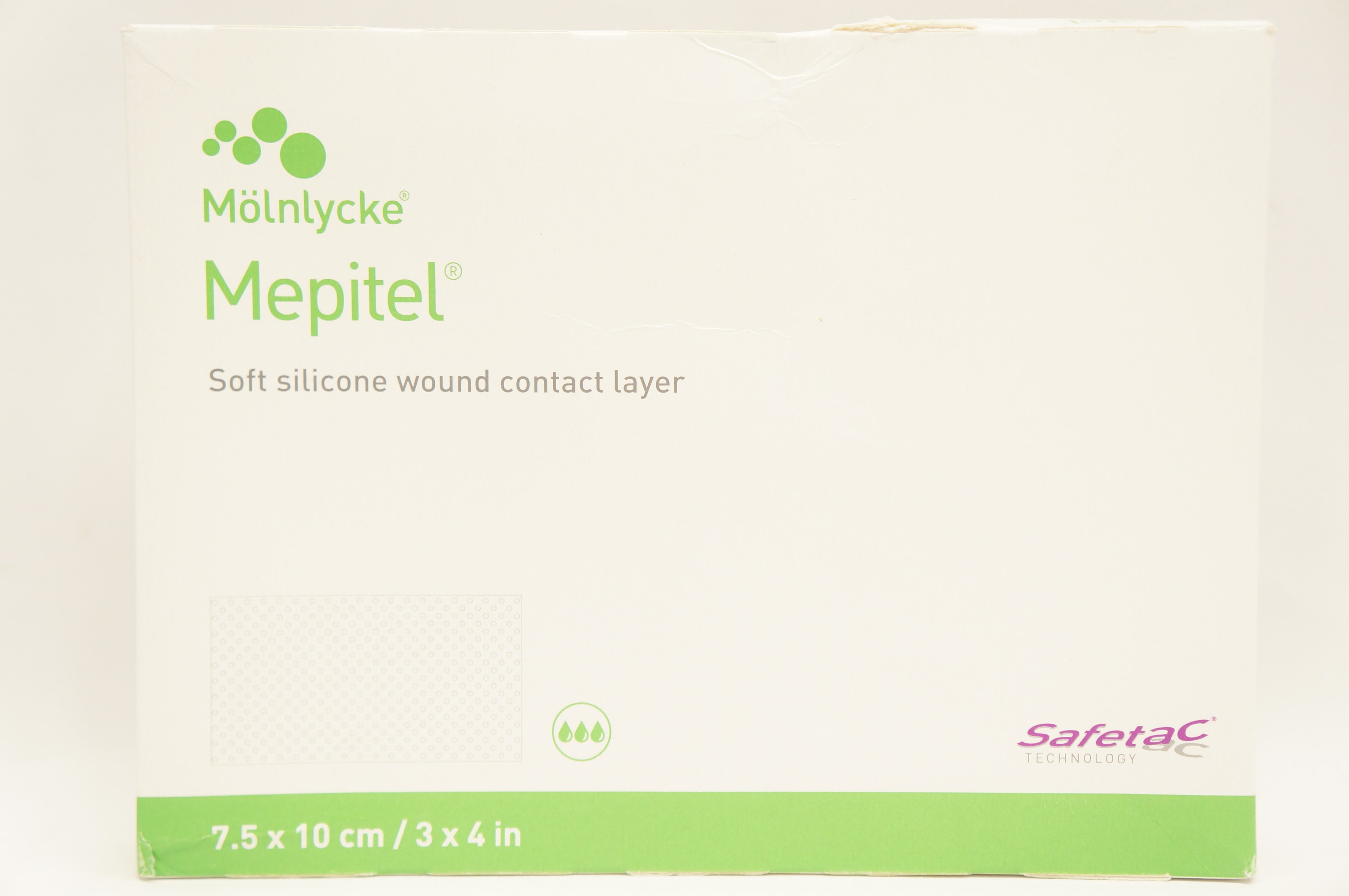 Molnlycke Health Care 290799 Mepitel With Safetac Technology 3 x 4inch