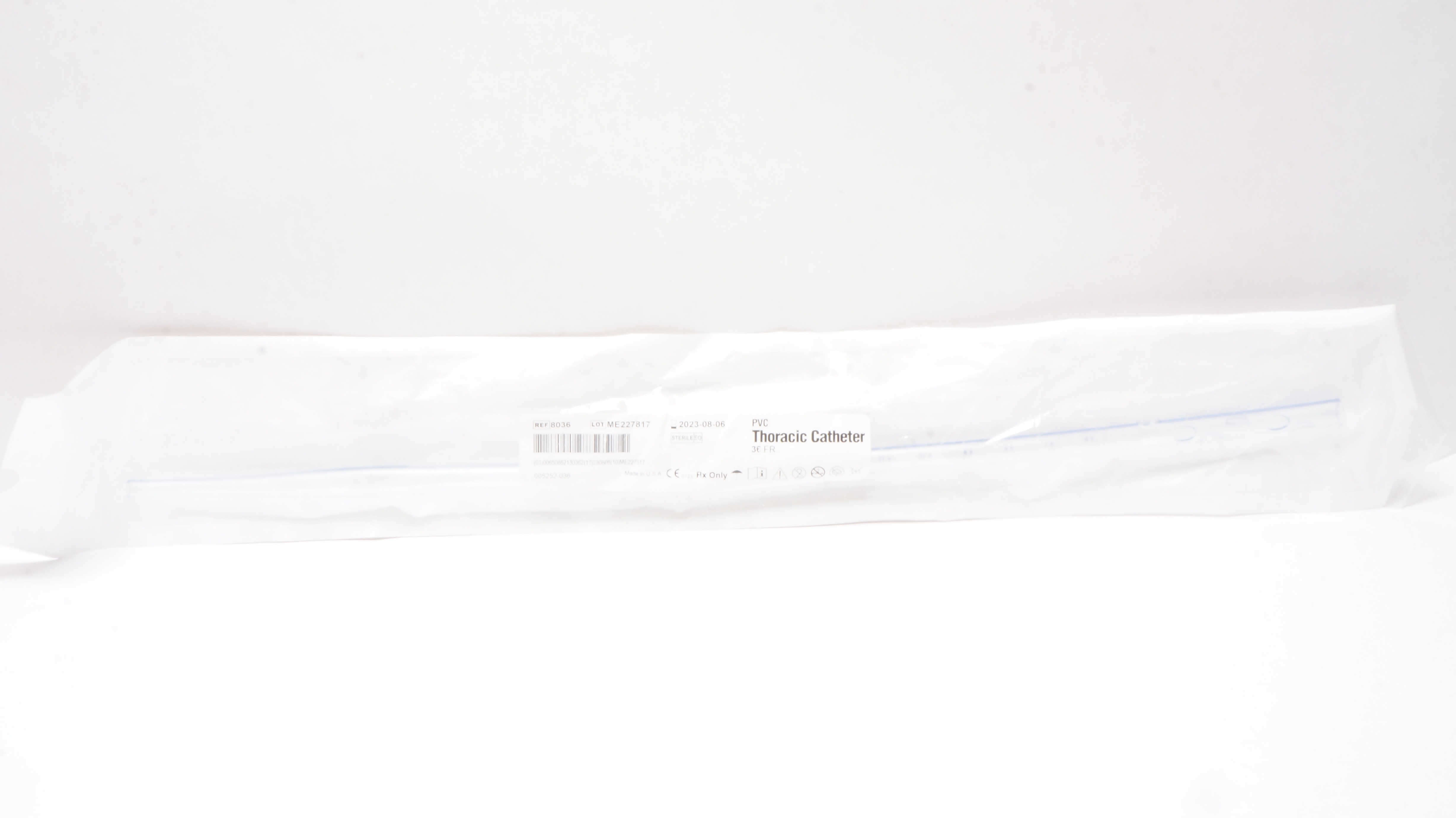 Atrium 8036 PVC Thoracic Cath. 36FR