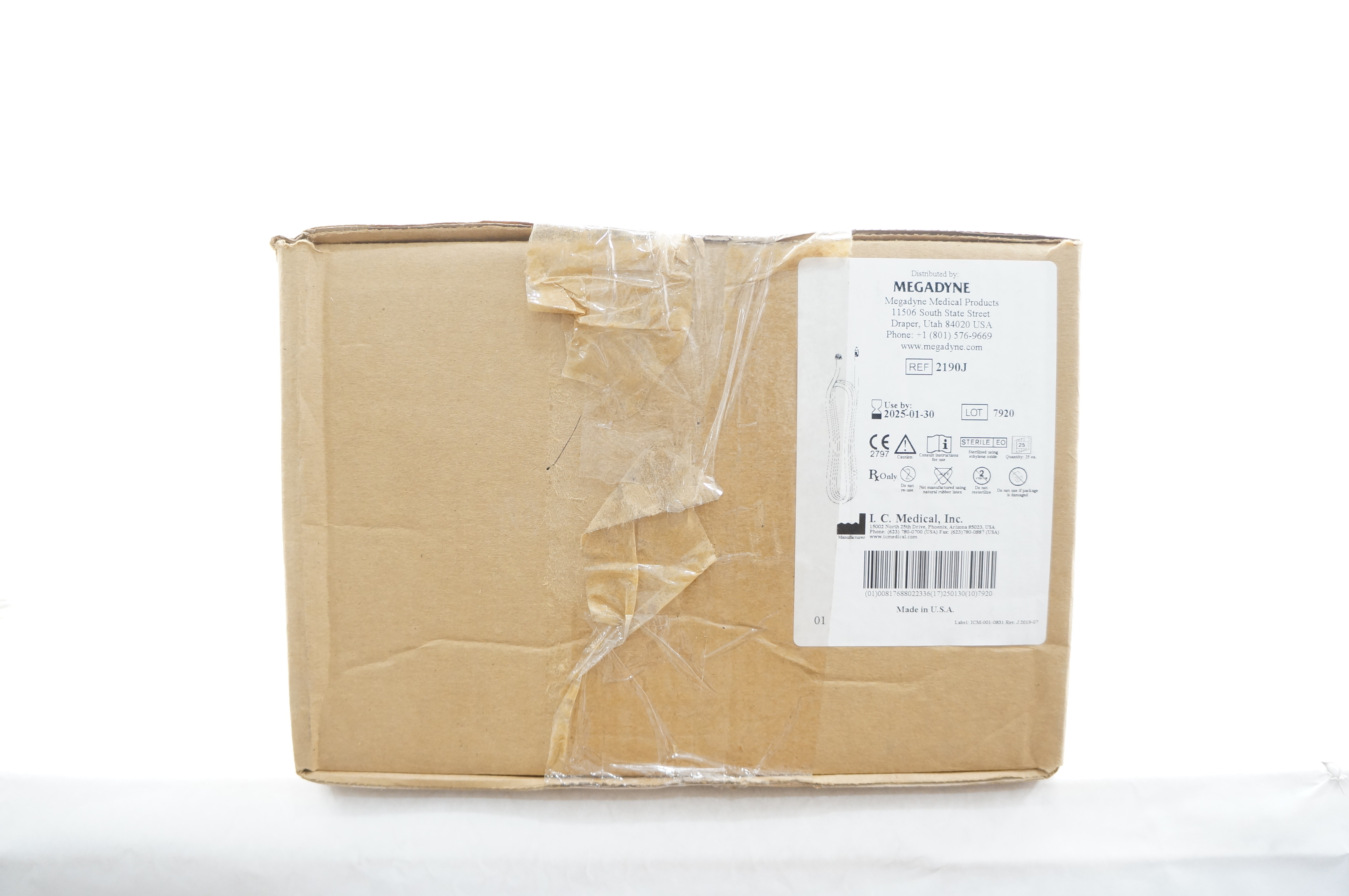 I.C. Medical 2190J Smoke Evacuation Accessory - Case of 25