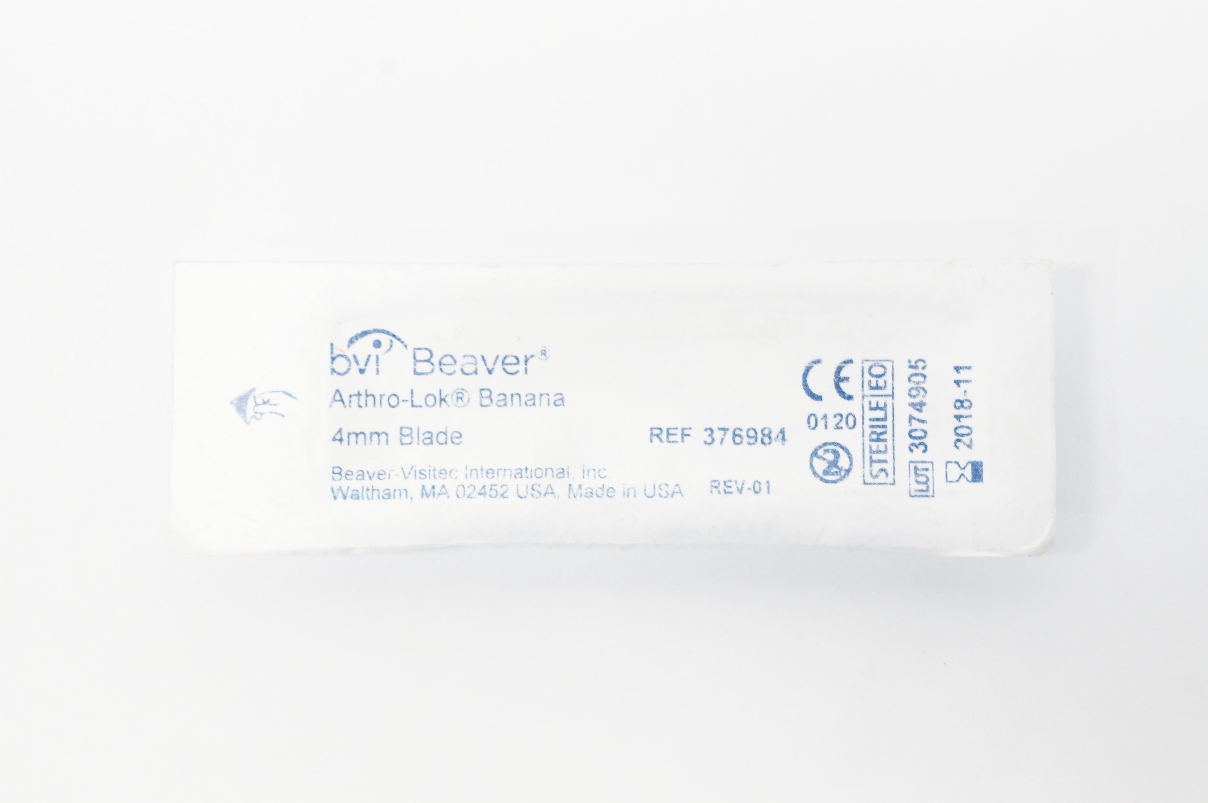 Bvi Beaver 376984 Arthro-Lok Banana 4mm Blade (x)