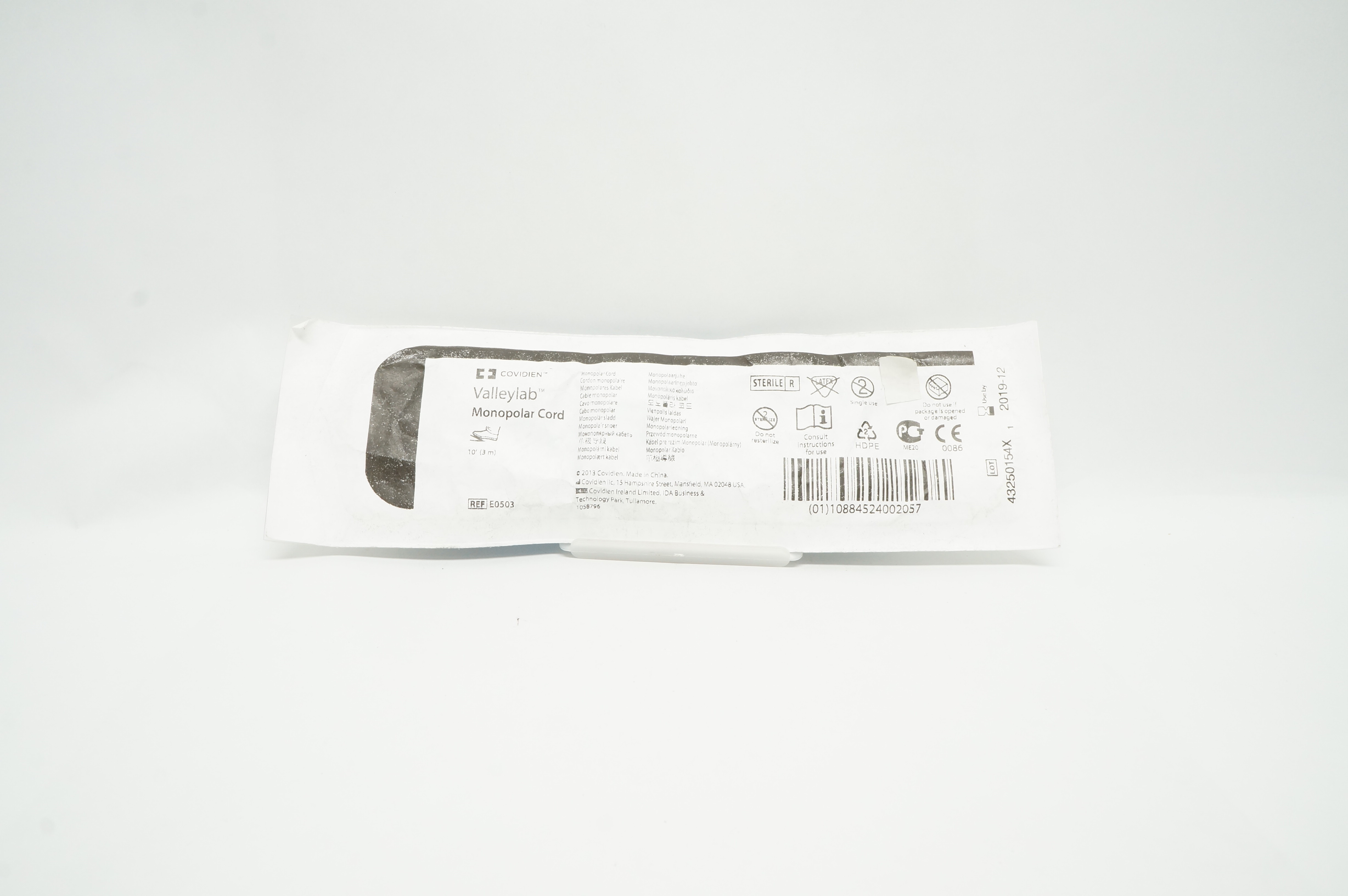 Covidien E0503 Valleylab Monopolar Cord 10F (x)