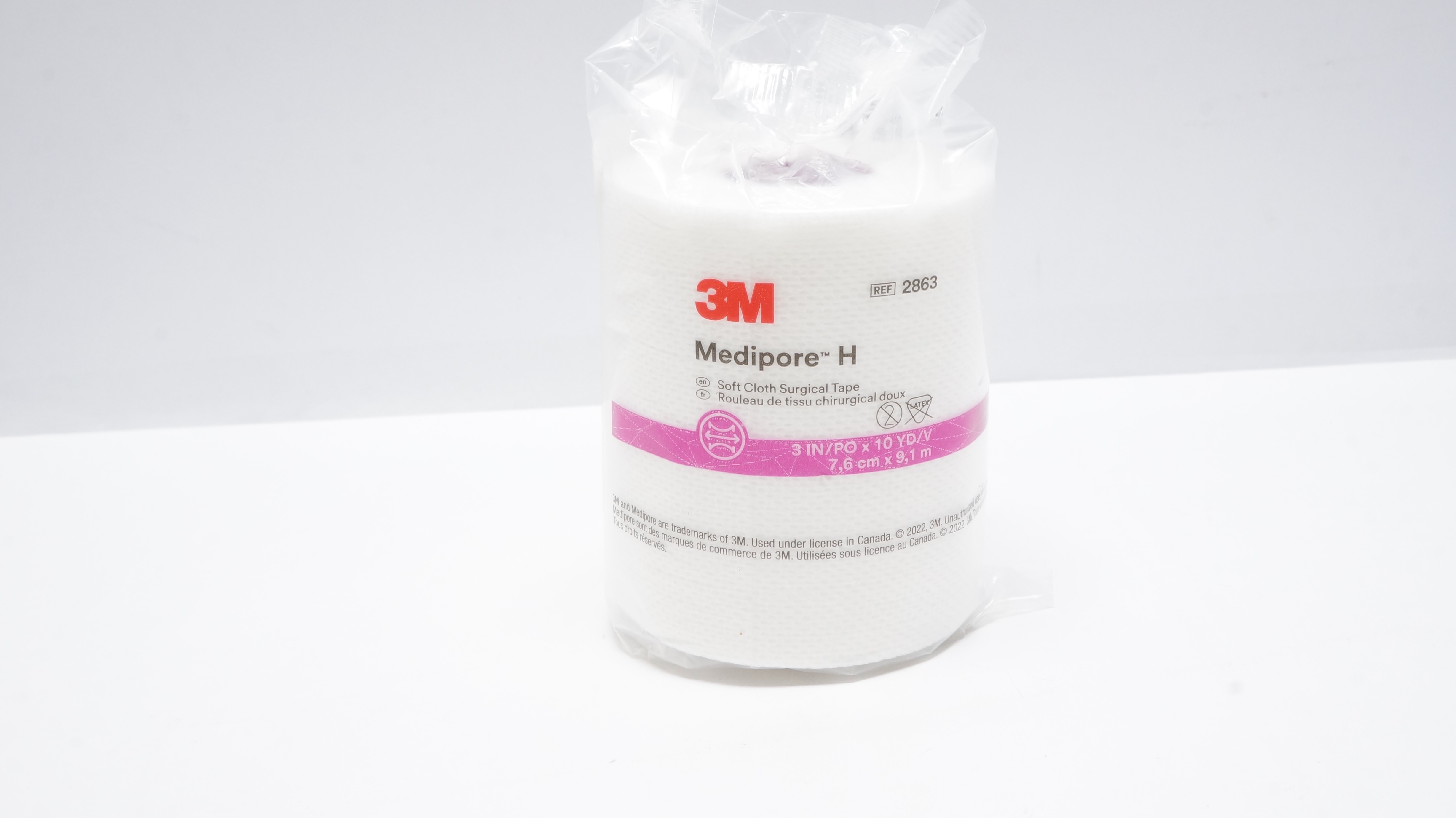 3M 2863 Medipore-H Soft Cloth Surgical Tape 3inch x 10Yd. (x)