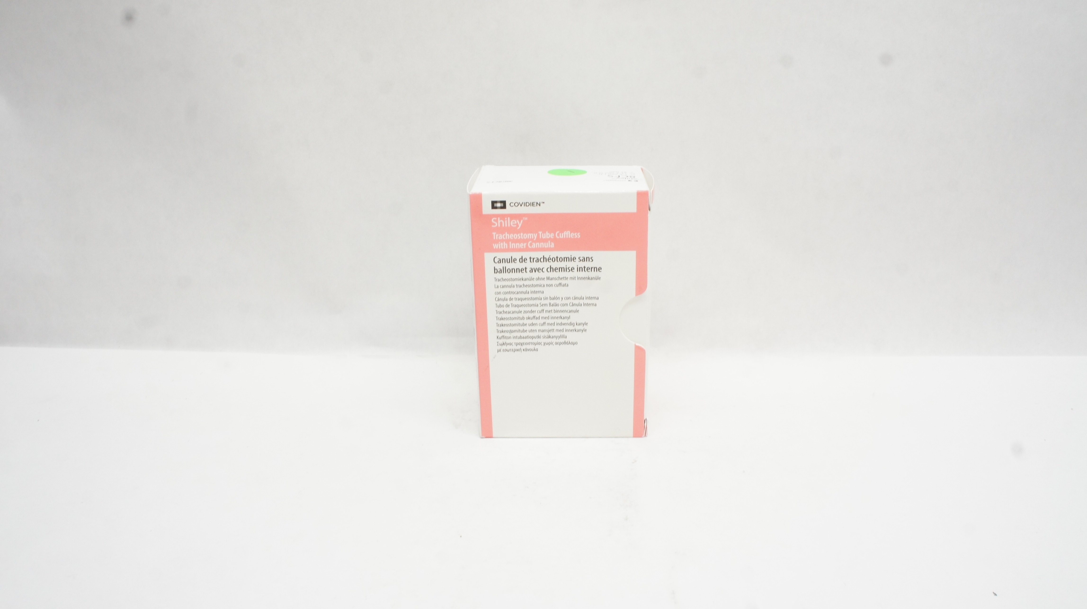 Covidien 8CFS Shiley Tracheostomy Tube Cuffless 7.6 ID x 12.2 OD x 81mm