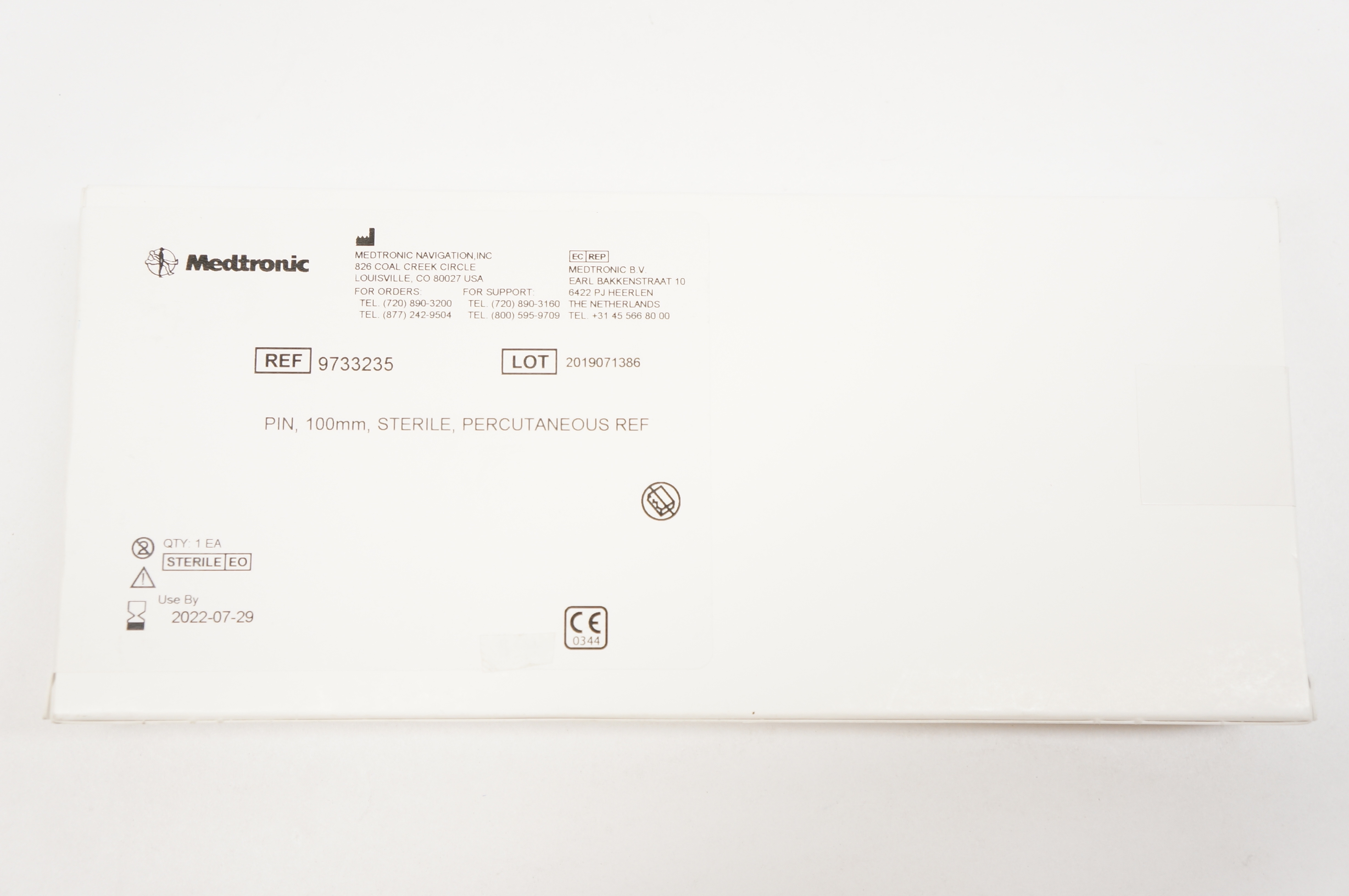 Medtronic 9733235 Percutaneous Pin, 100mm