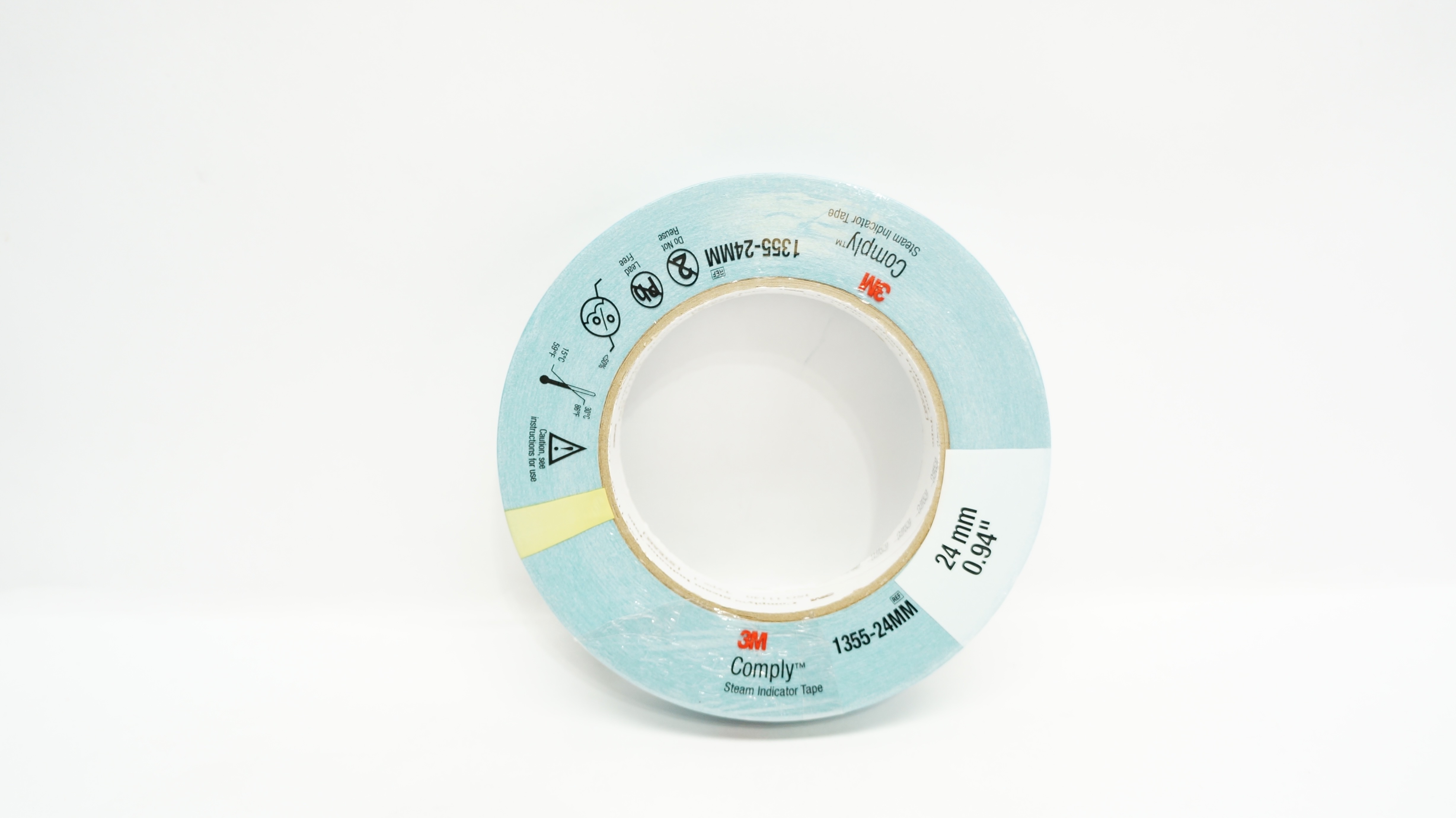 3M 1355-24MM Comply Steam Indicator Tape 0.94inch x 60yd. (x)