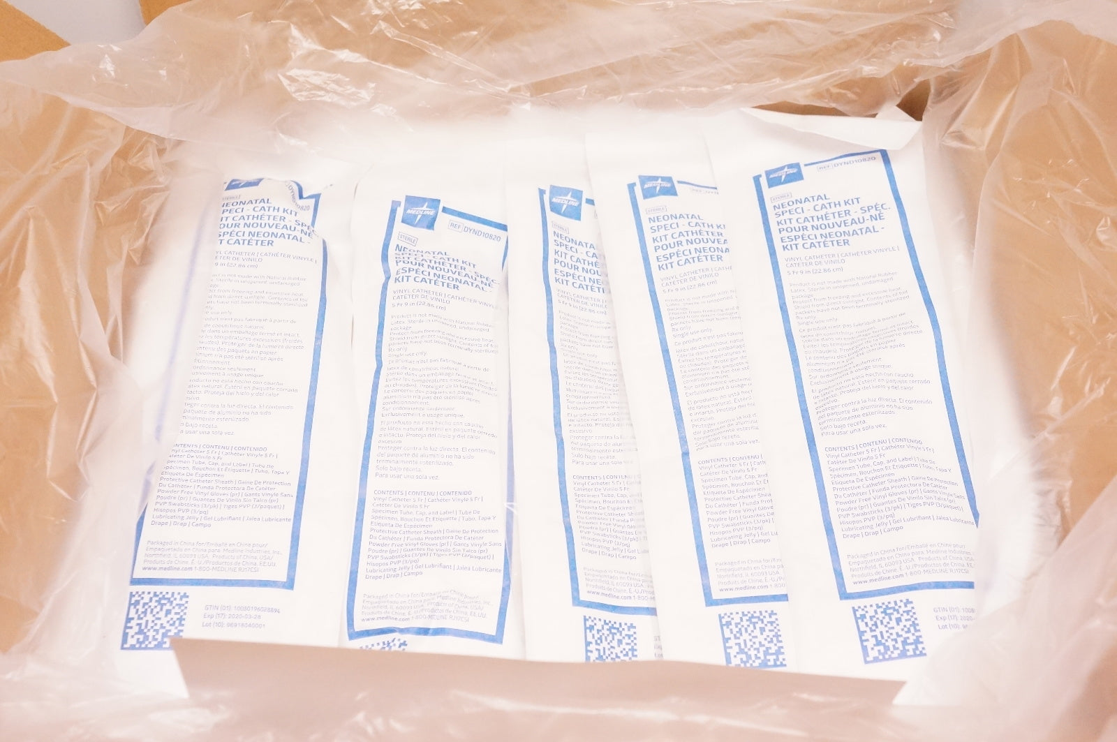 Medline DYND10820 Neonatal Speci - Cath Kit 5Fr. 9inch - Box of 25