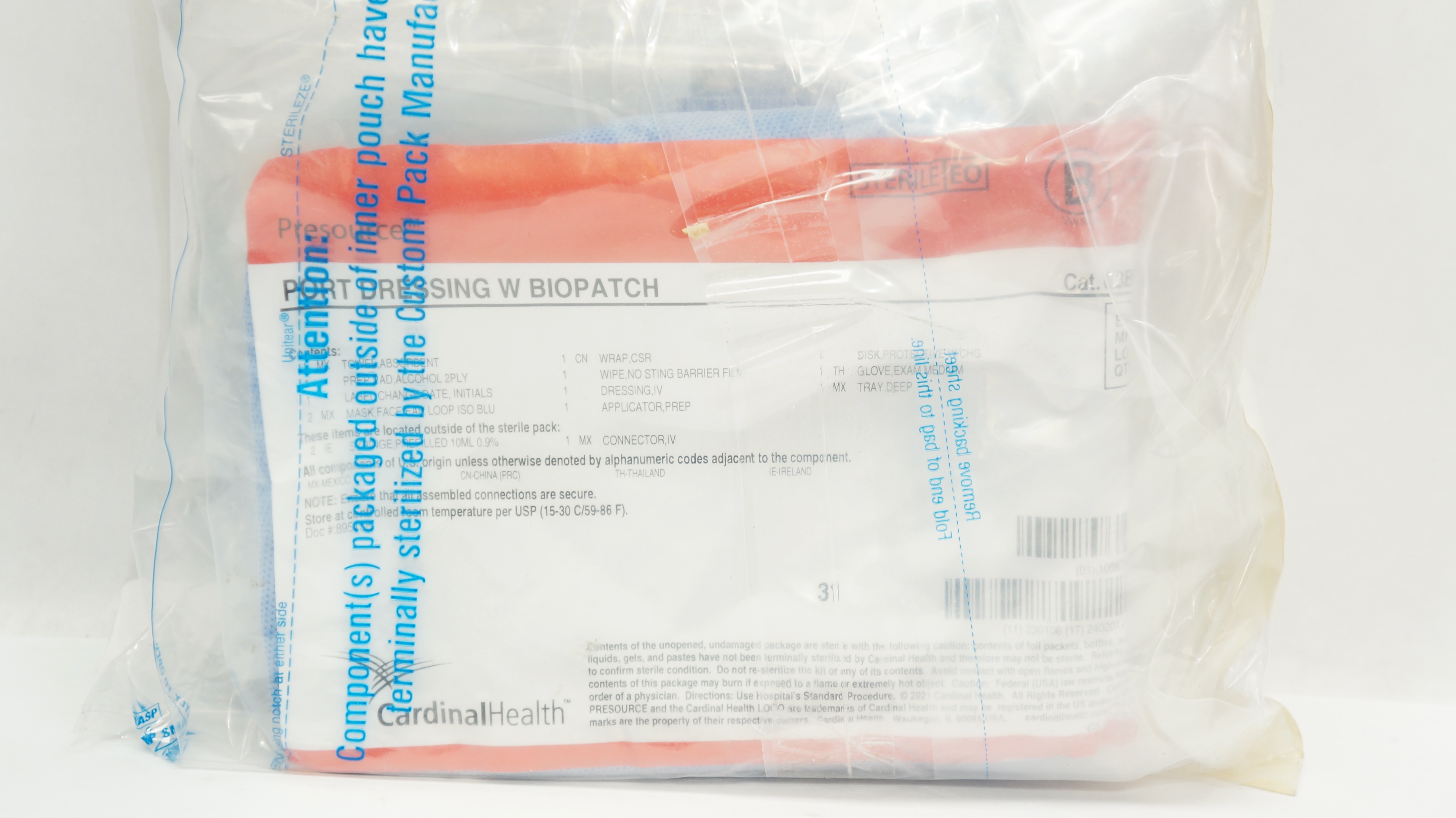 Cardinal Health 03B6665B Presource Port Dressing with Biopatch