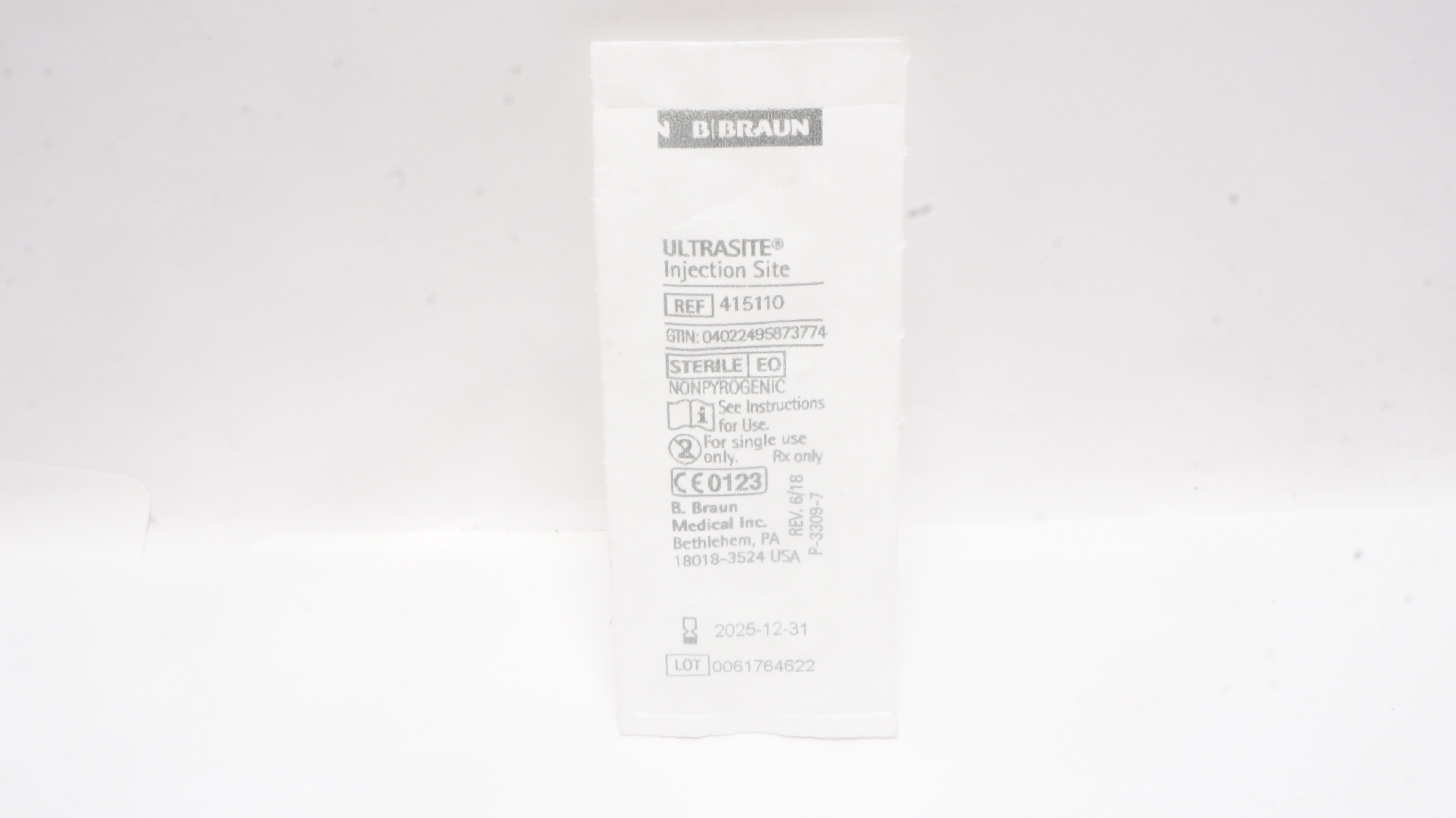 Braun 415110 ULTRASITE Injection Site