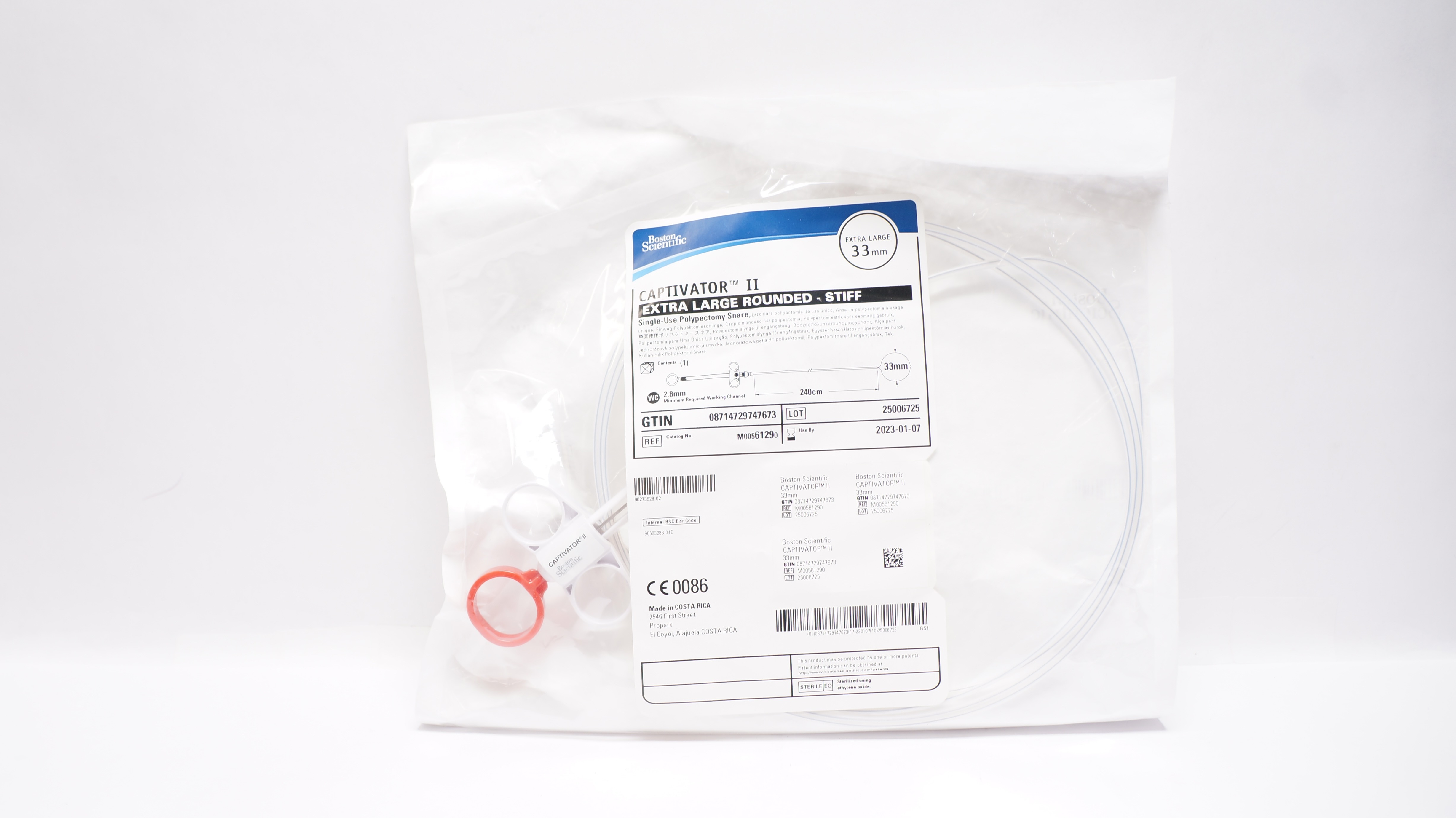 Boston Scientific 6129 CAPTIVATOR II Extra Large Rounded - Stiff 33mm (x)