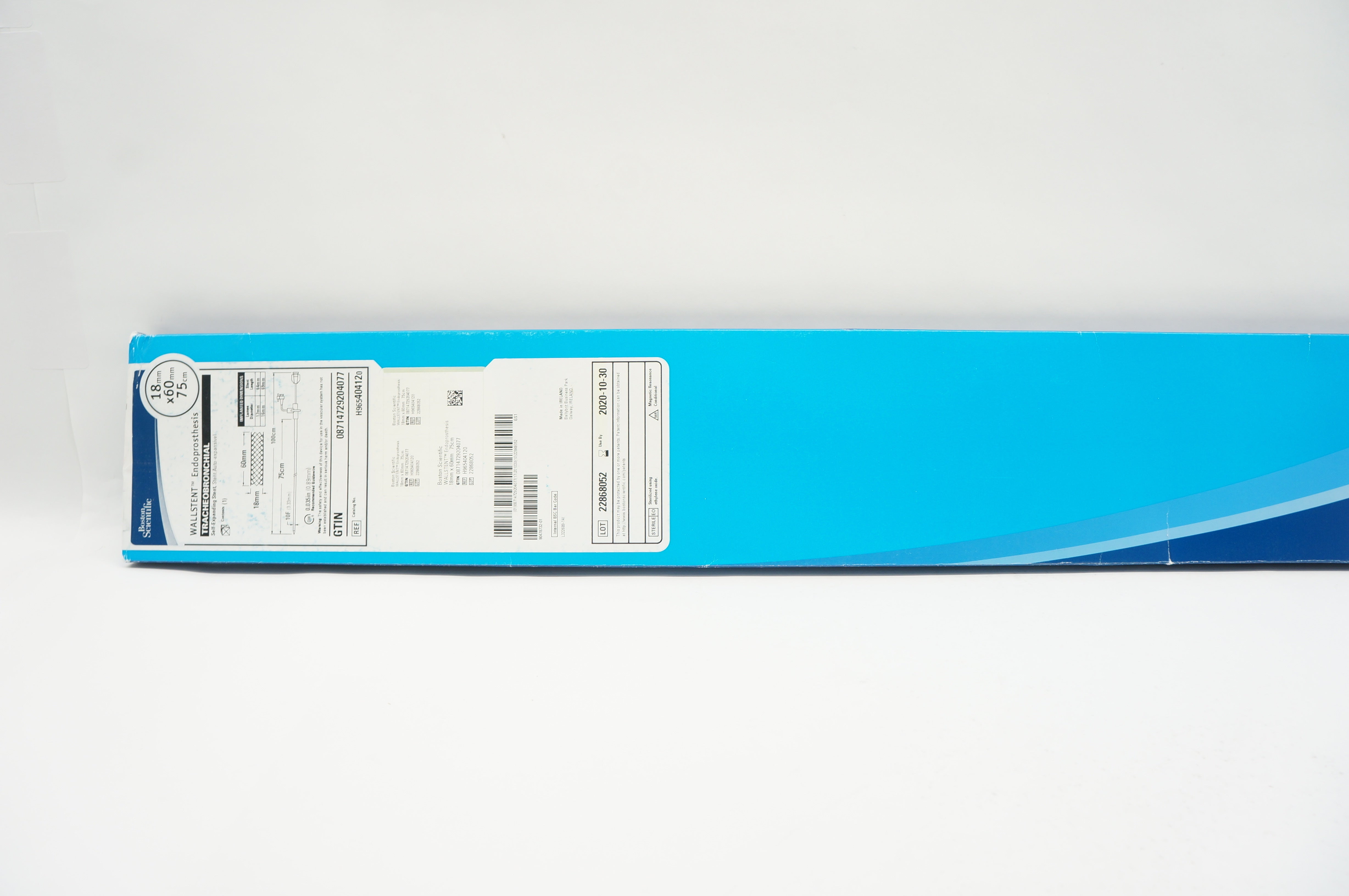 Boston Scientific 40412 Wallstent Self-Expanding Stnt 75cm x 18mm x 60mm (x)