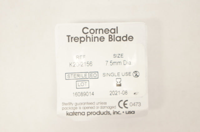 Katena Products K20-2156 Corneal Thephine Blade 7.5mm Dia (x)