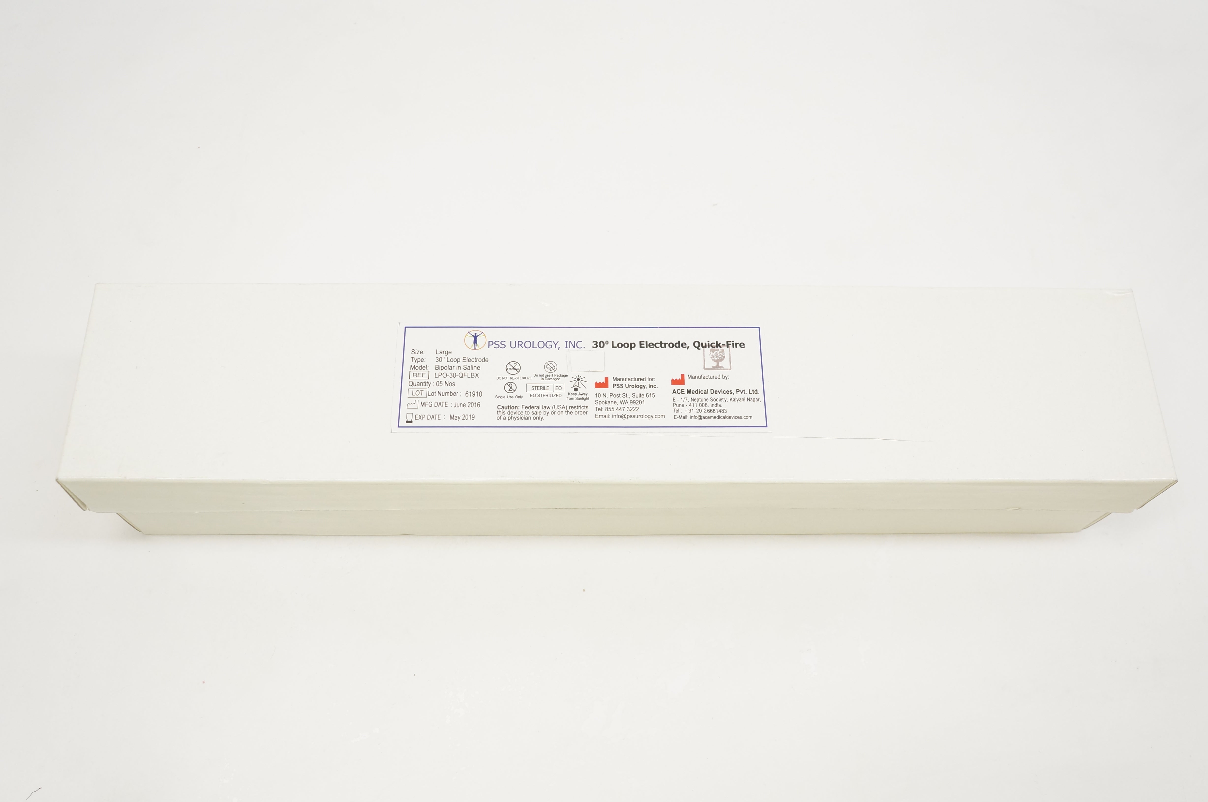 PSS LP0-30-QFLBX 30degree Loop Electrode, Quick-Fire (x) - Box of 4