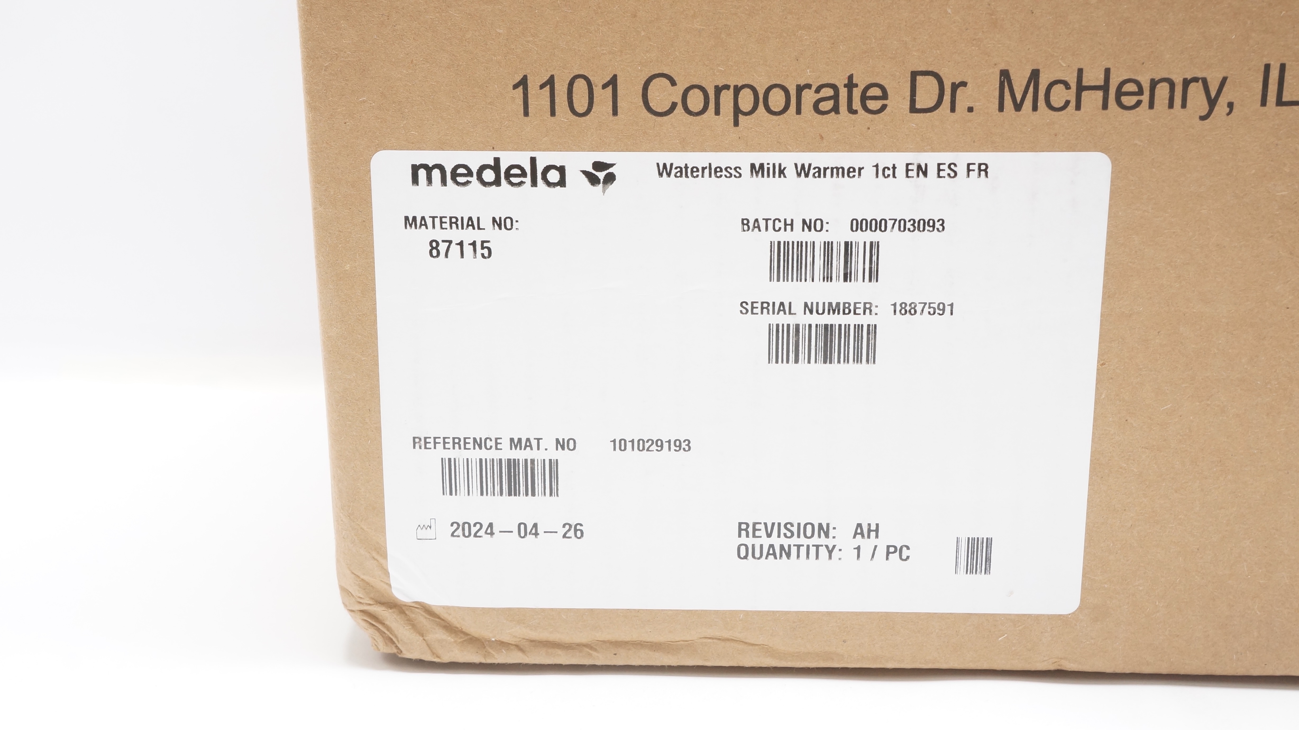 Medela 87115 Waterless Milk Warmer 1ct