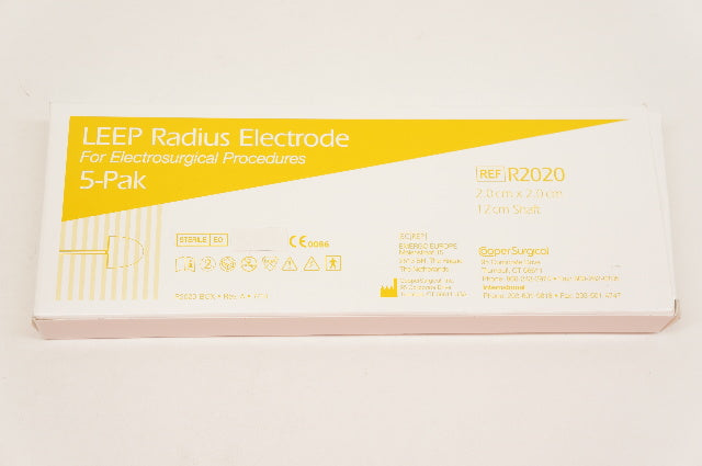 Cooper Surgical R2020 LEEP Radius Electrode 5-Pak 2cm x 2cm, 12cm Shaft