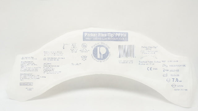 Parker Medical H-PFHV-70 Flex-Tip Tracheal Tube Cuffed 7.0mm x 9.6mm x 25mm (x)