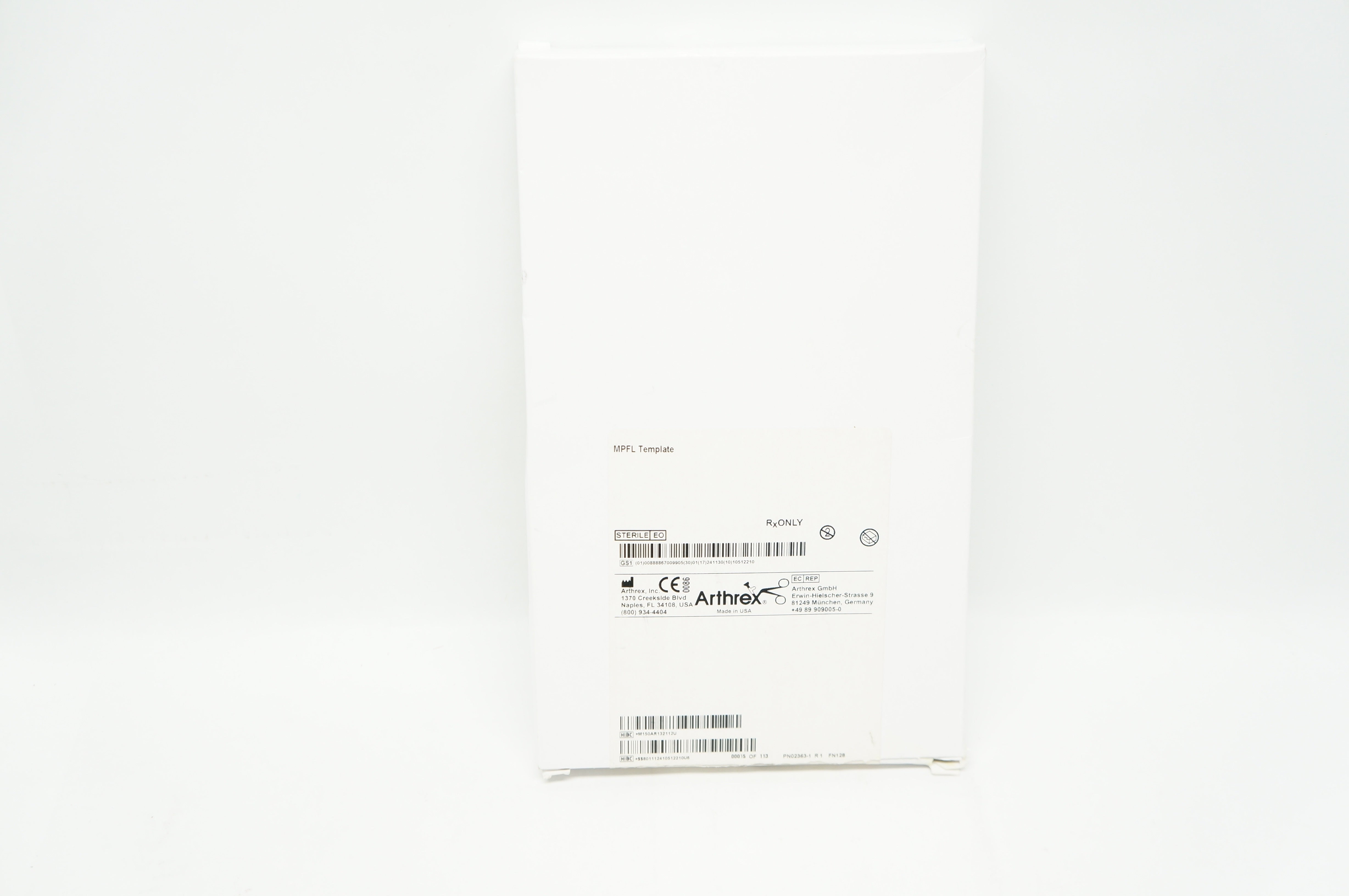 Arthrex AR-13211 MPFL Template