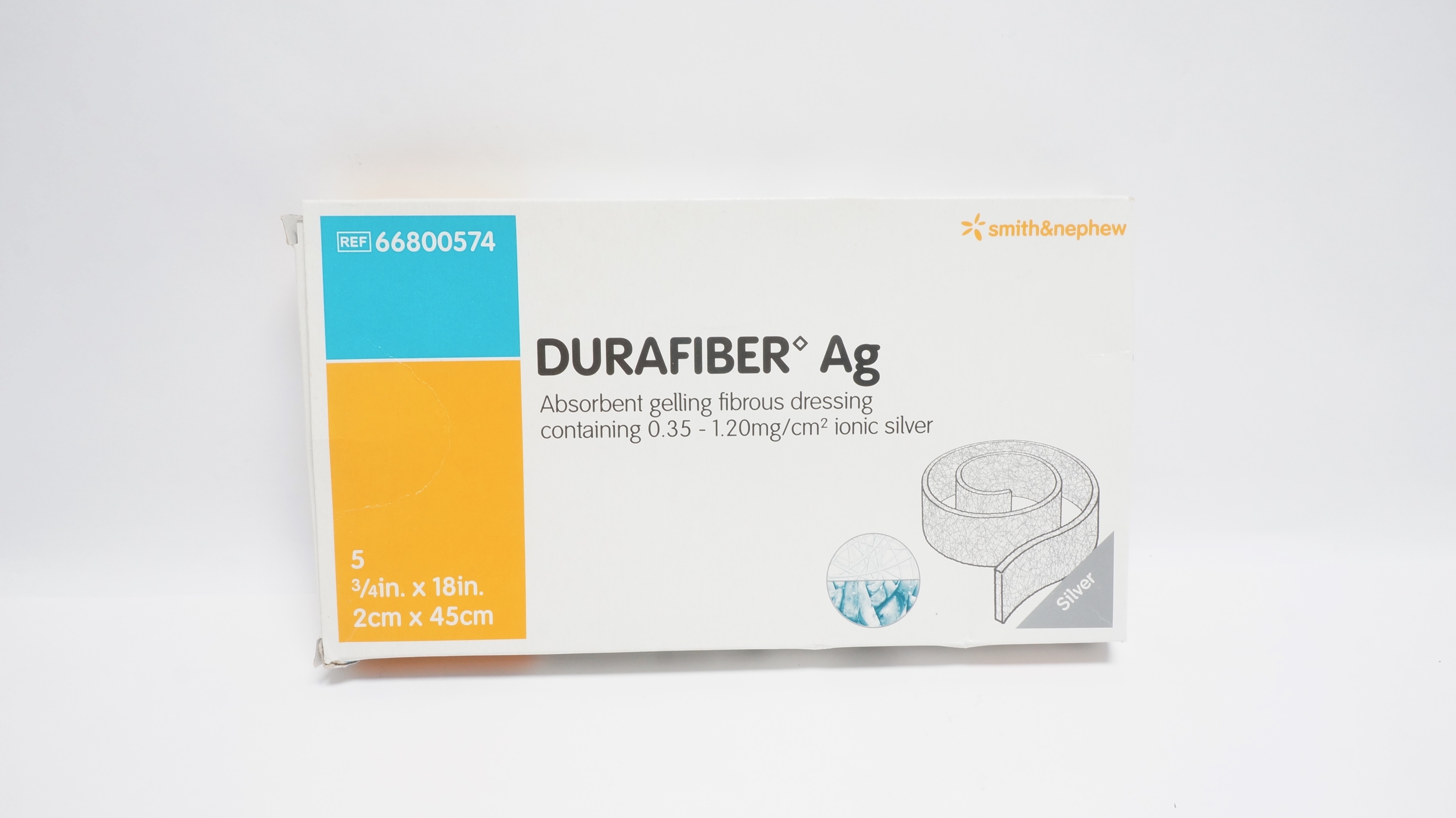 Smith & Nephew 66800574 Durafiber Ag 2/4In x 18In  (x) - Box of 5