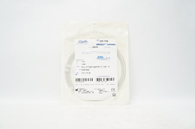 Cordis 502-728 Emerald Guidewire Amplatz Type Super Stiff Straight Tip .035in(x)