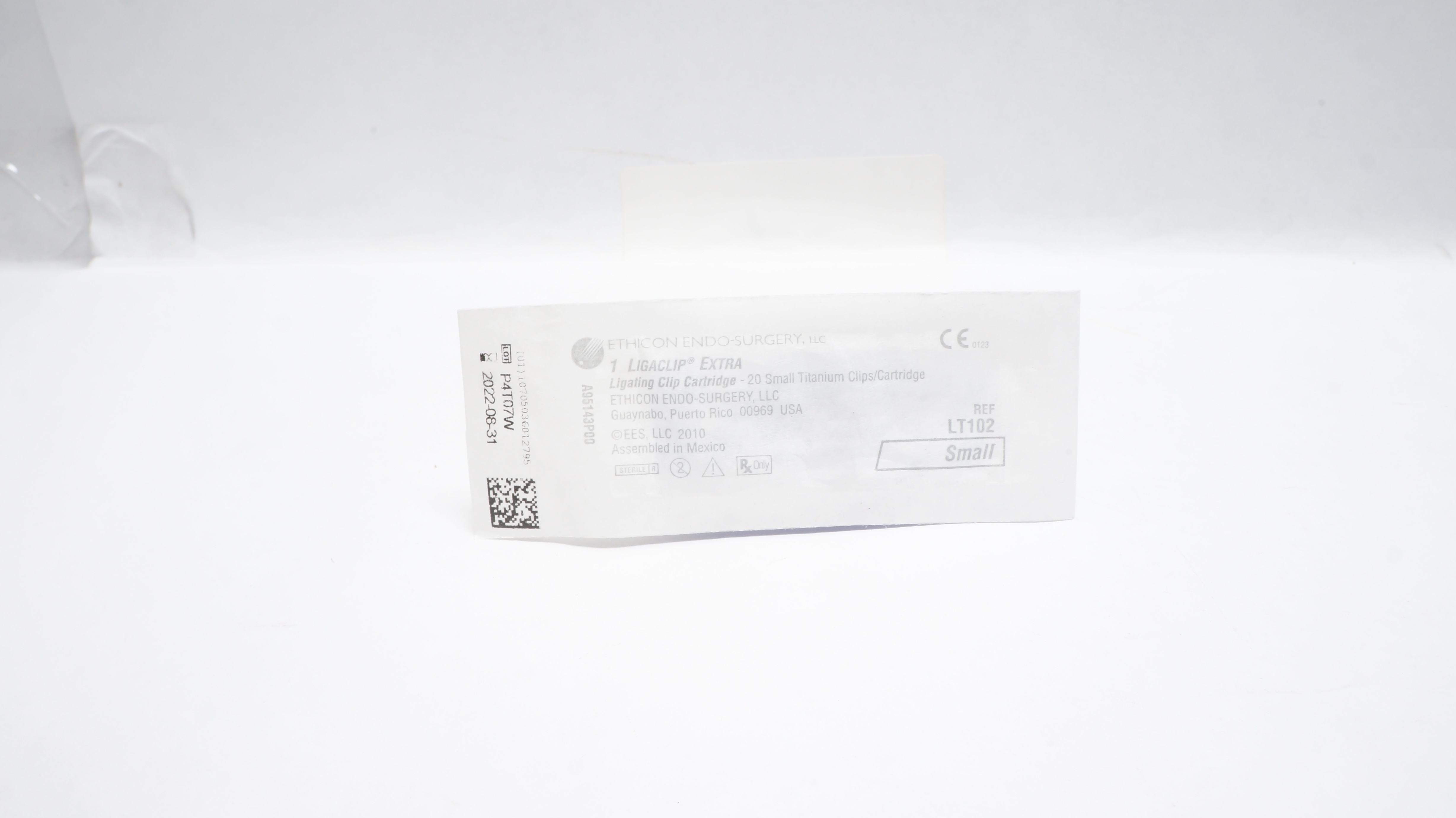 Ethicon LT102 Enso-Surgery 1Ligaclip Extra 20Small Ligating Clip/Cartridge (x)