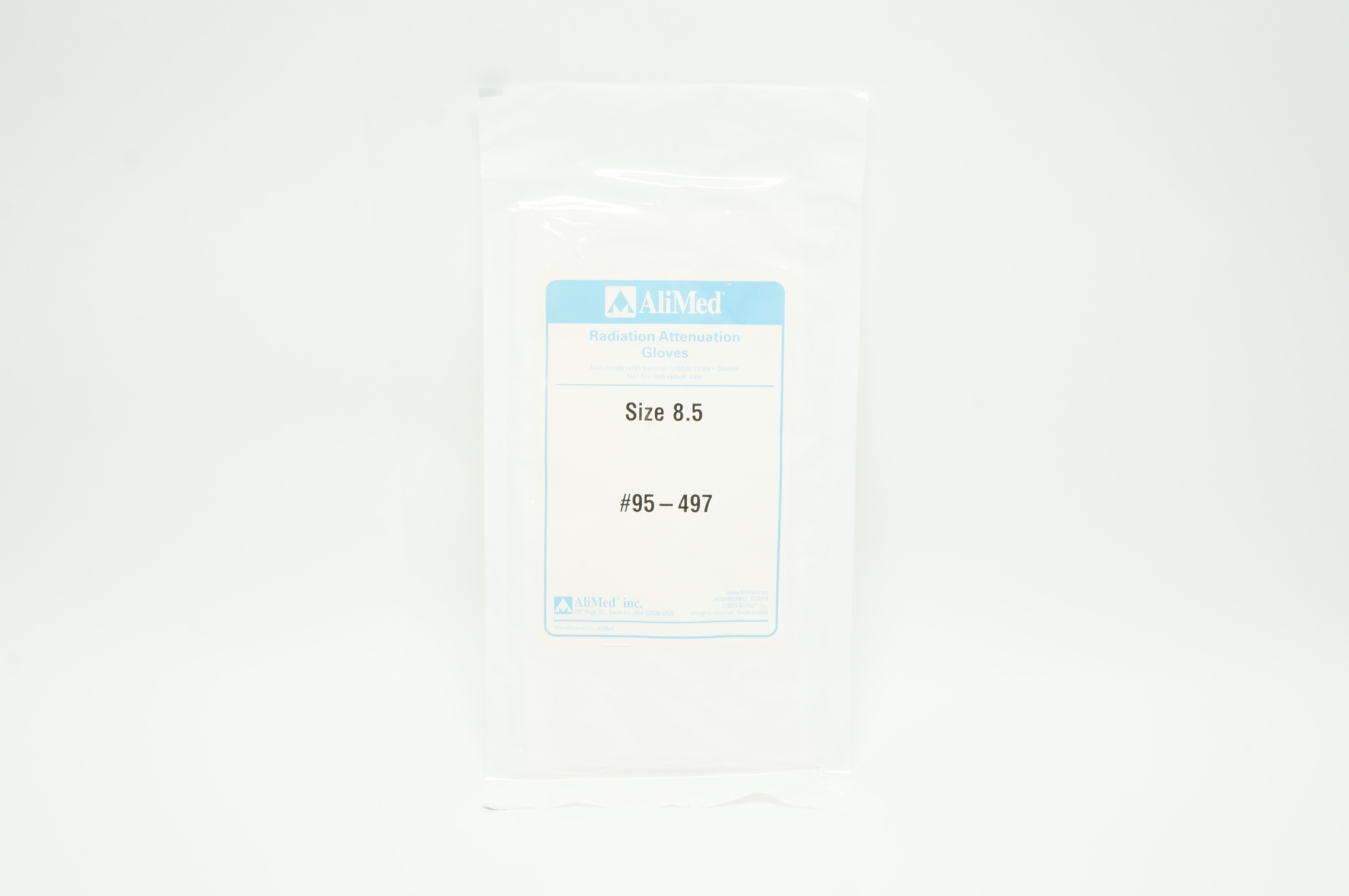 AliMed 95-497 Radiation Attenuation Gloves Size 8.5 (x)