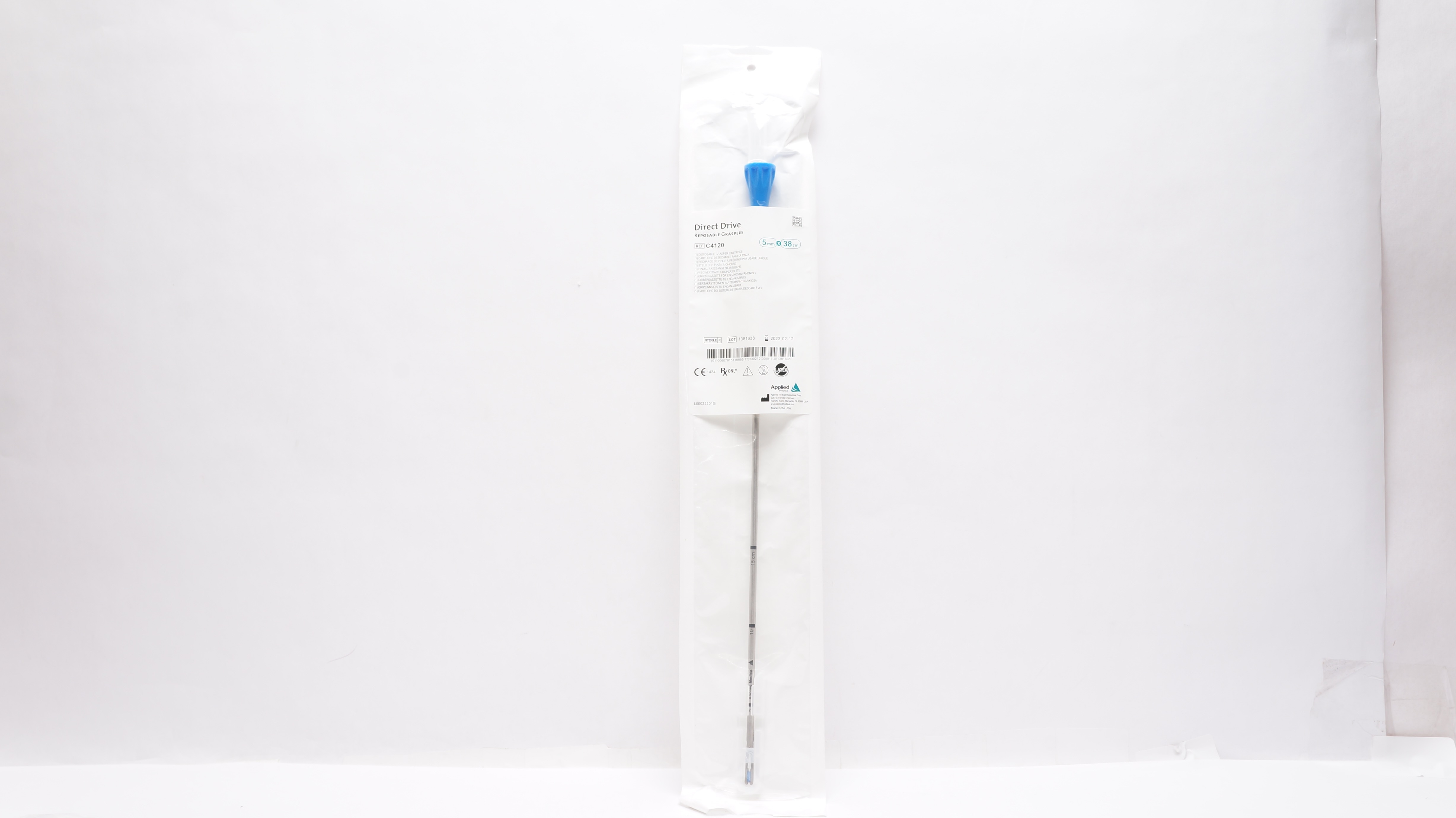Applied Medical C4120 Direct Drive Disposable Grasper Cartridge 5mm x 38cm (x)