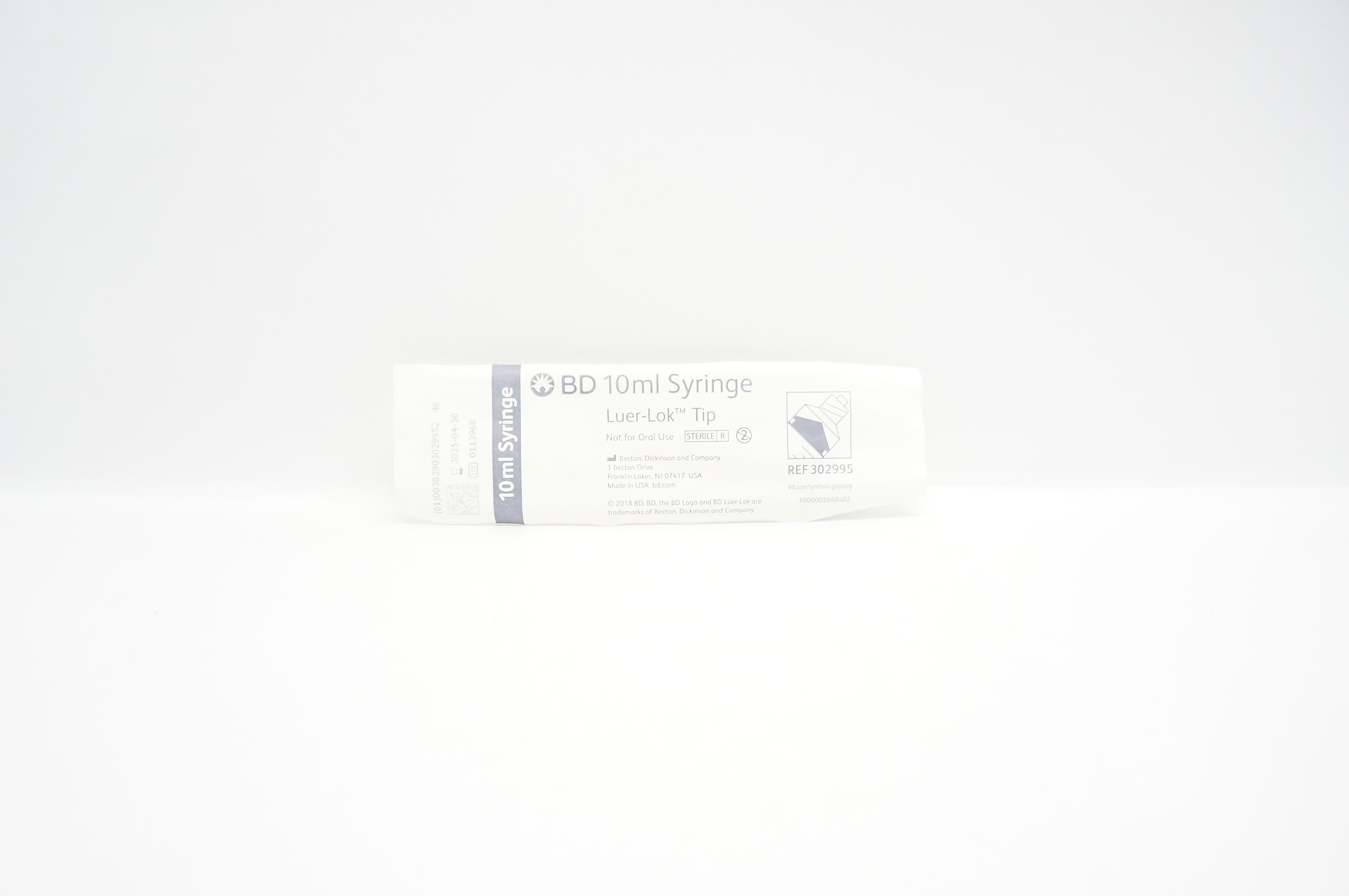 BD 302995 10ml Syringe Luer-Lok Tip