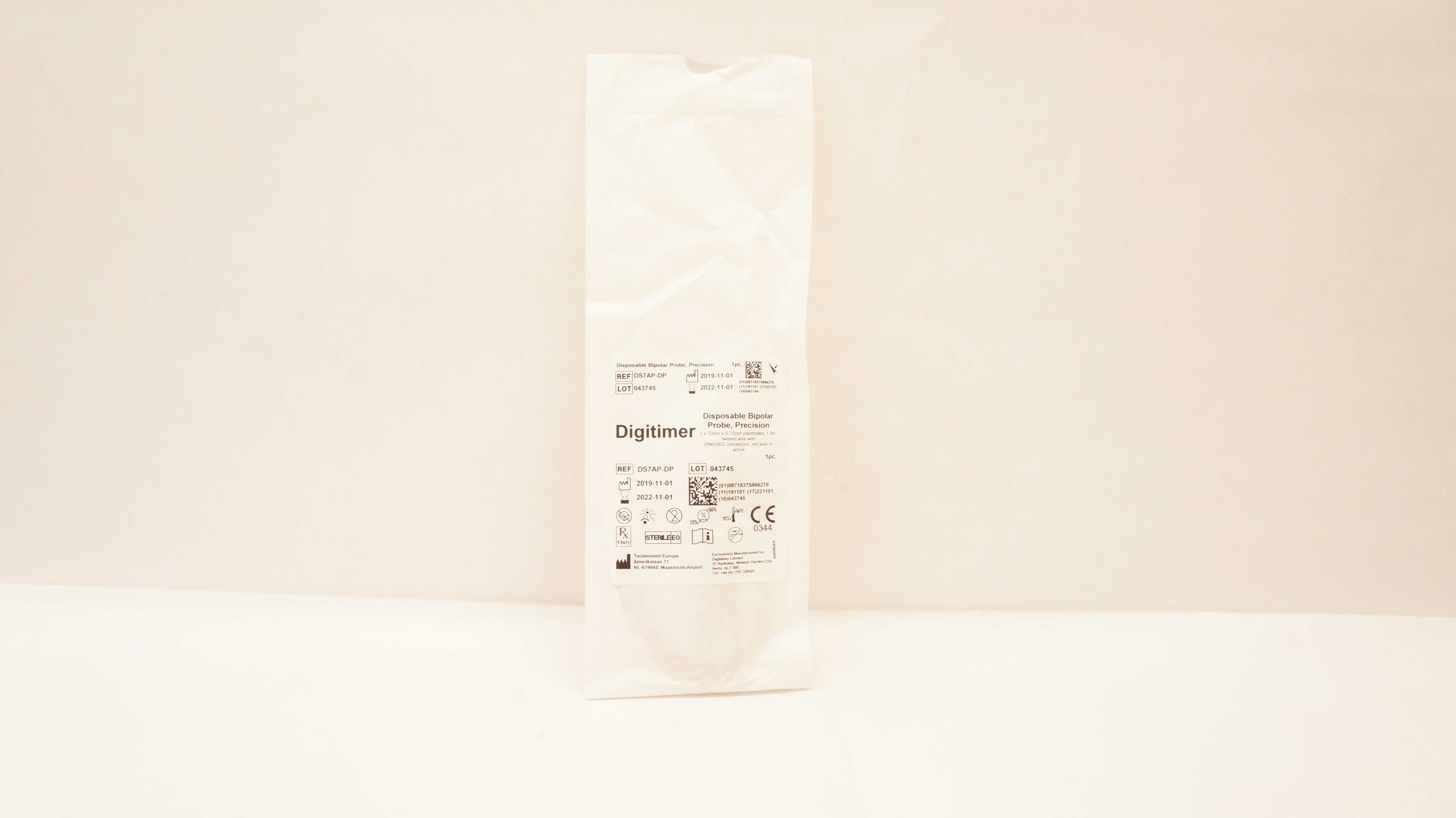 Technomed DS7AP-DP Digitimer Disposable Bipolar Probe, Precision (x)