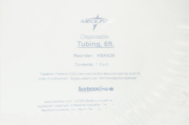 Medline HSK626 Disposable Tubing,  6ft.