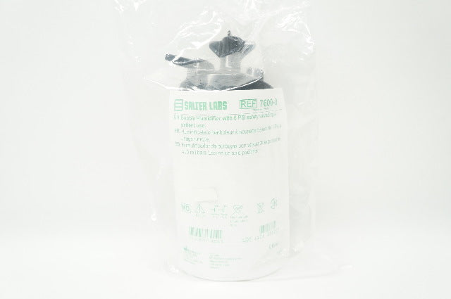 Salter Labs 7600-0 Bubble Humidifier 6psi Safety Valve
