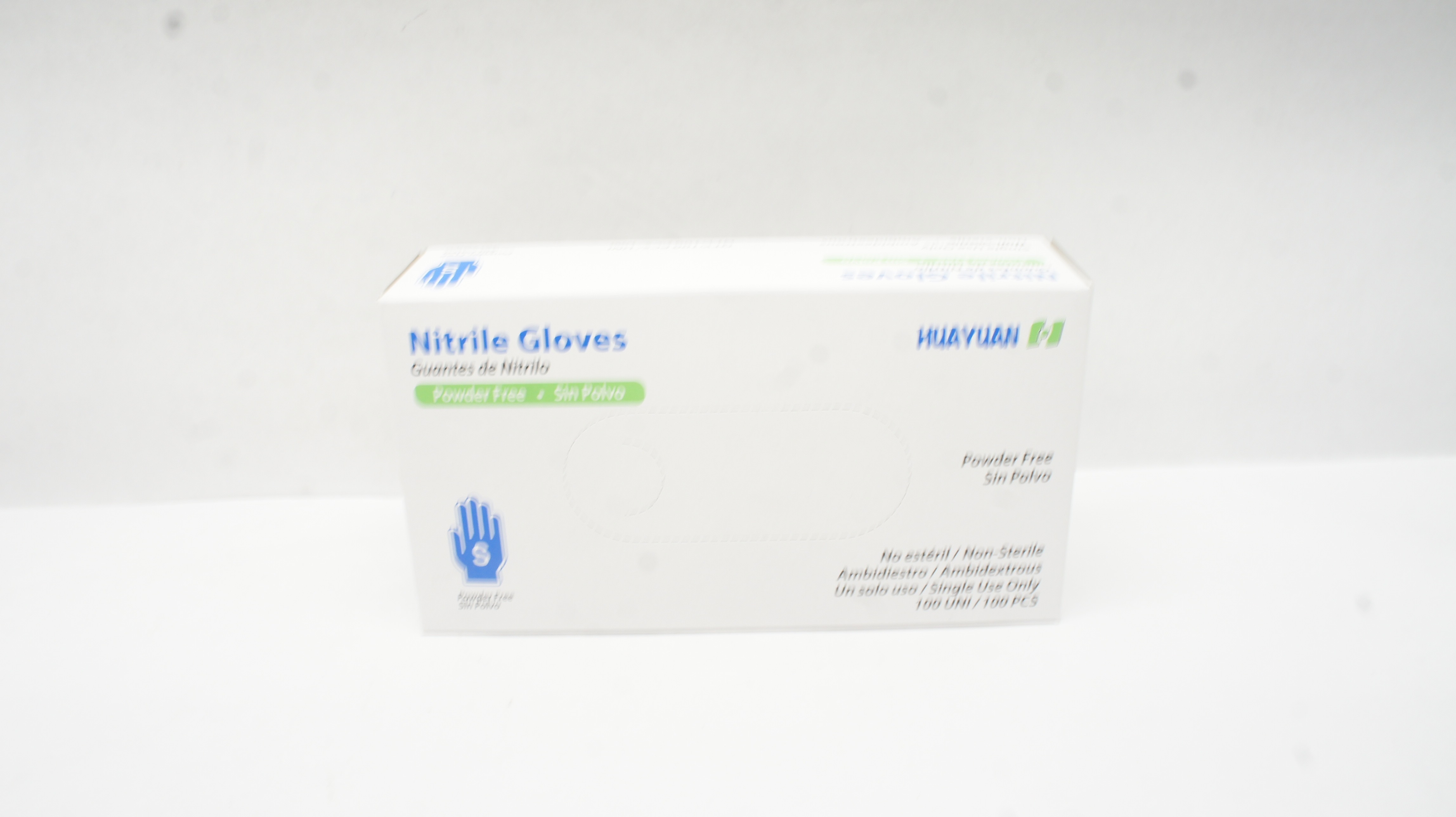 Dongtai City Huayi Powder Free Nitrile Gloves, Size. Small -  Box of 100