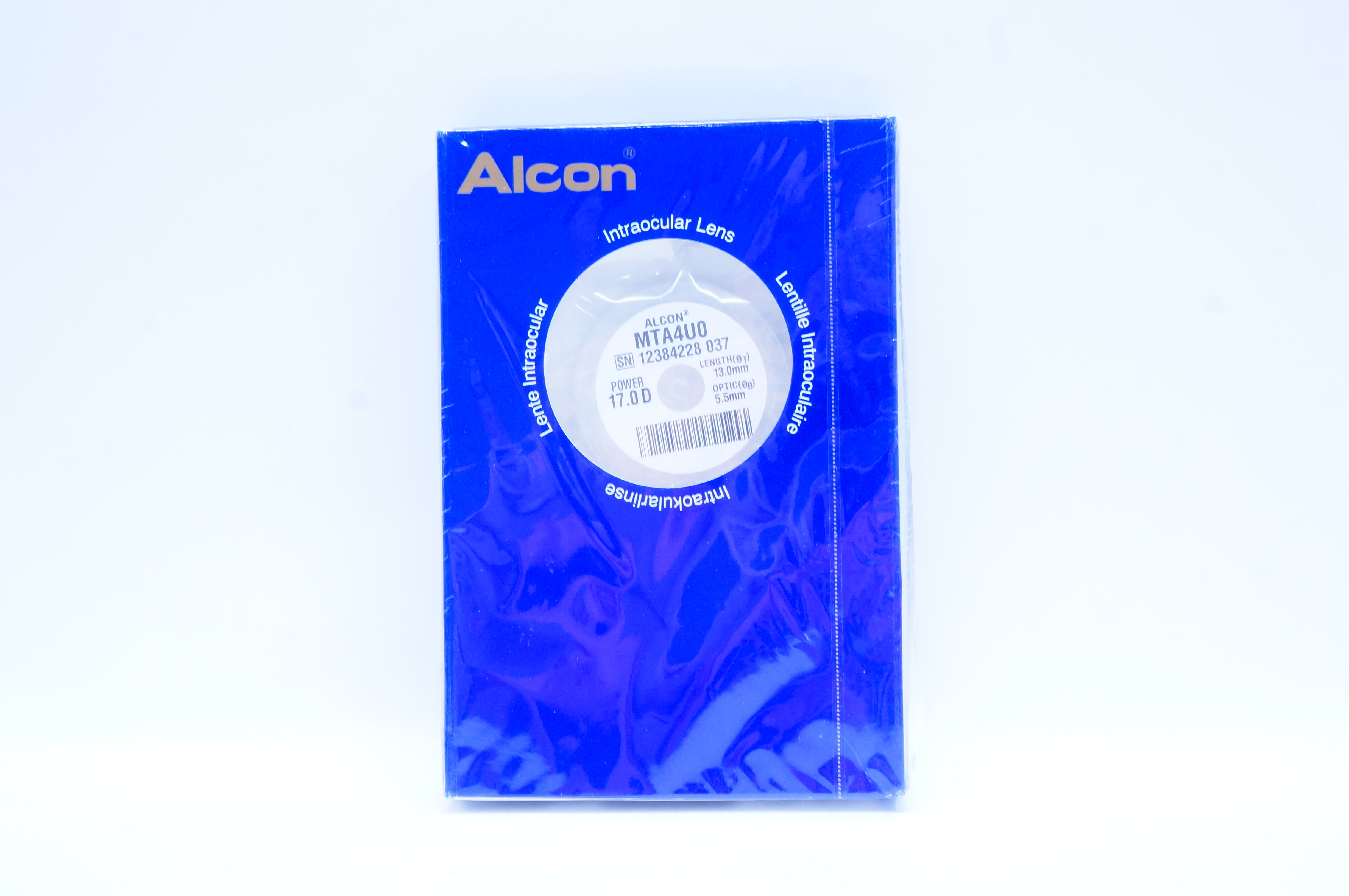 Alcon Laboratories MTA4U0 Intraocular Lens  17.0 D x 5.5mm x 13.0mm (x)
