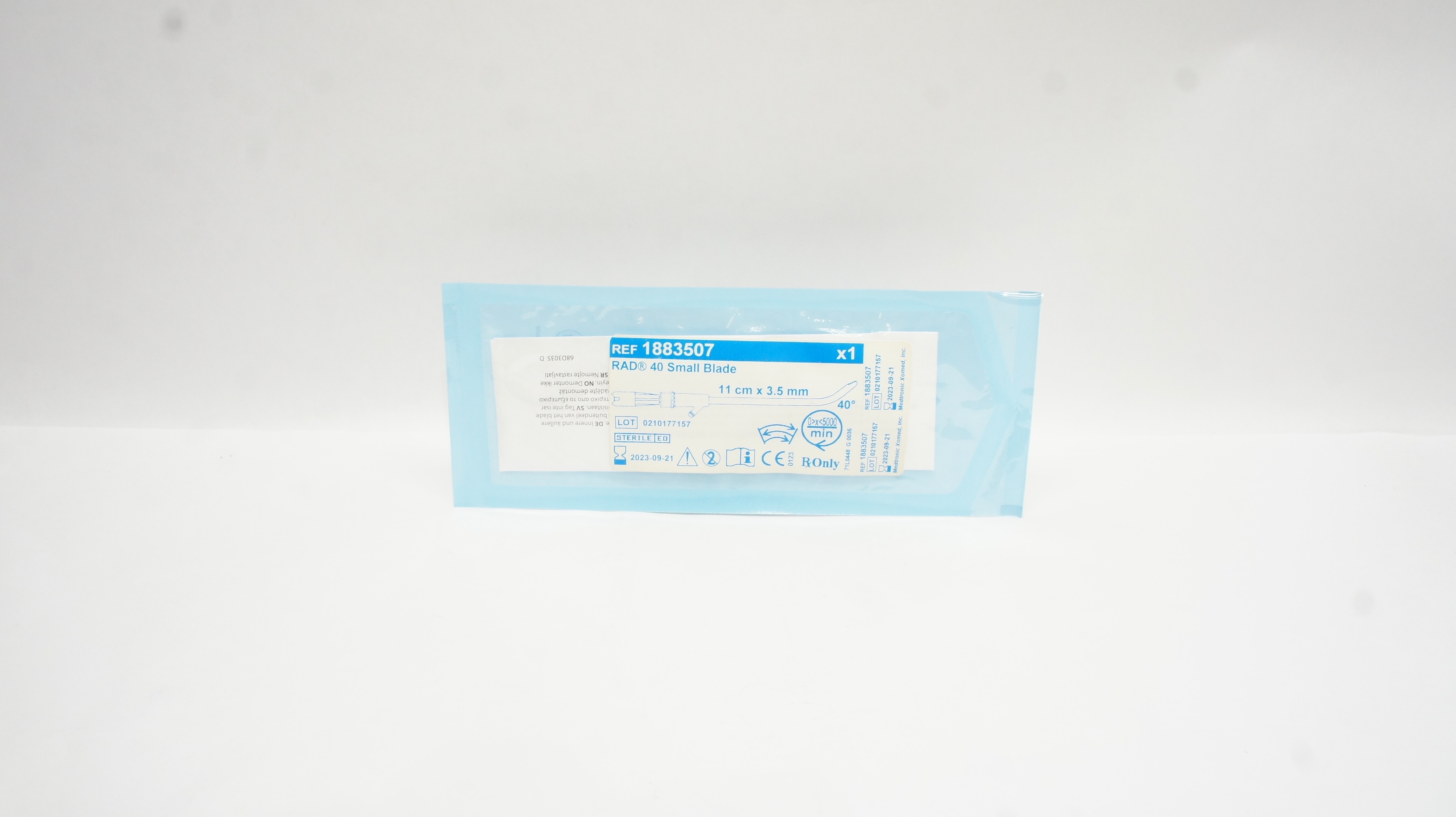 Medtronic 1883507 Rad 40 Small Blade 11cm x 3.5cm 40Degree (x)