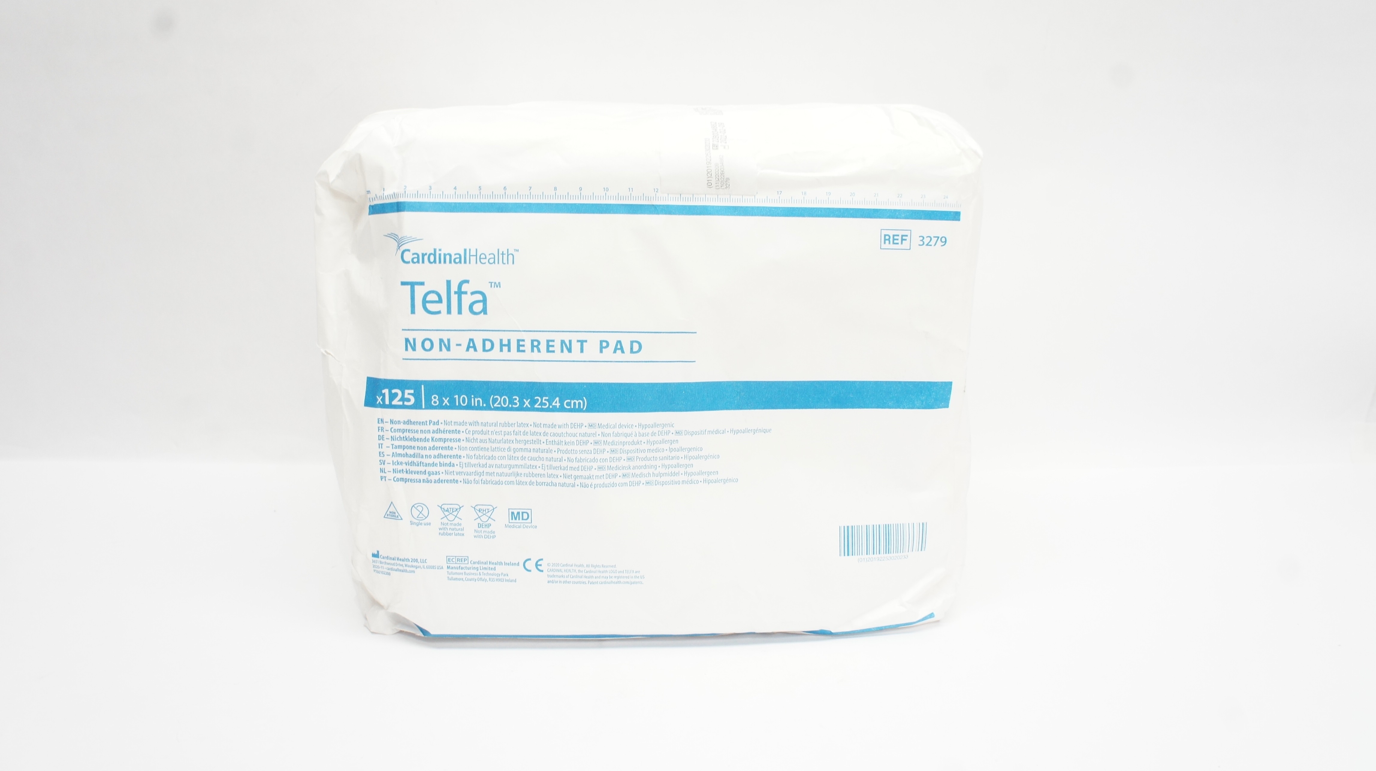 CardinalHealth 3279 Telfa Non-Adherent Pad 8 x 10In - Pack of 125