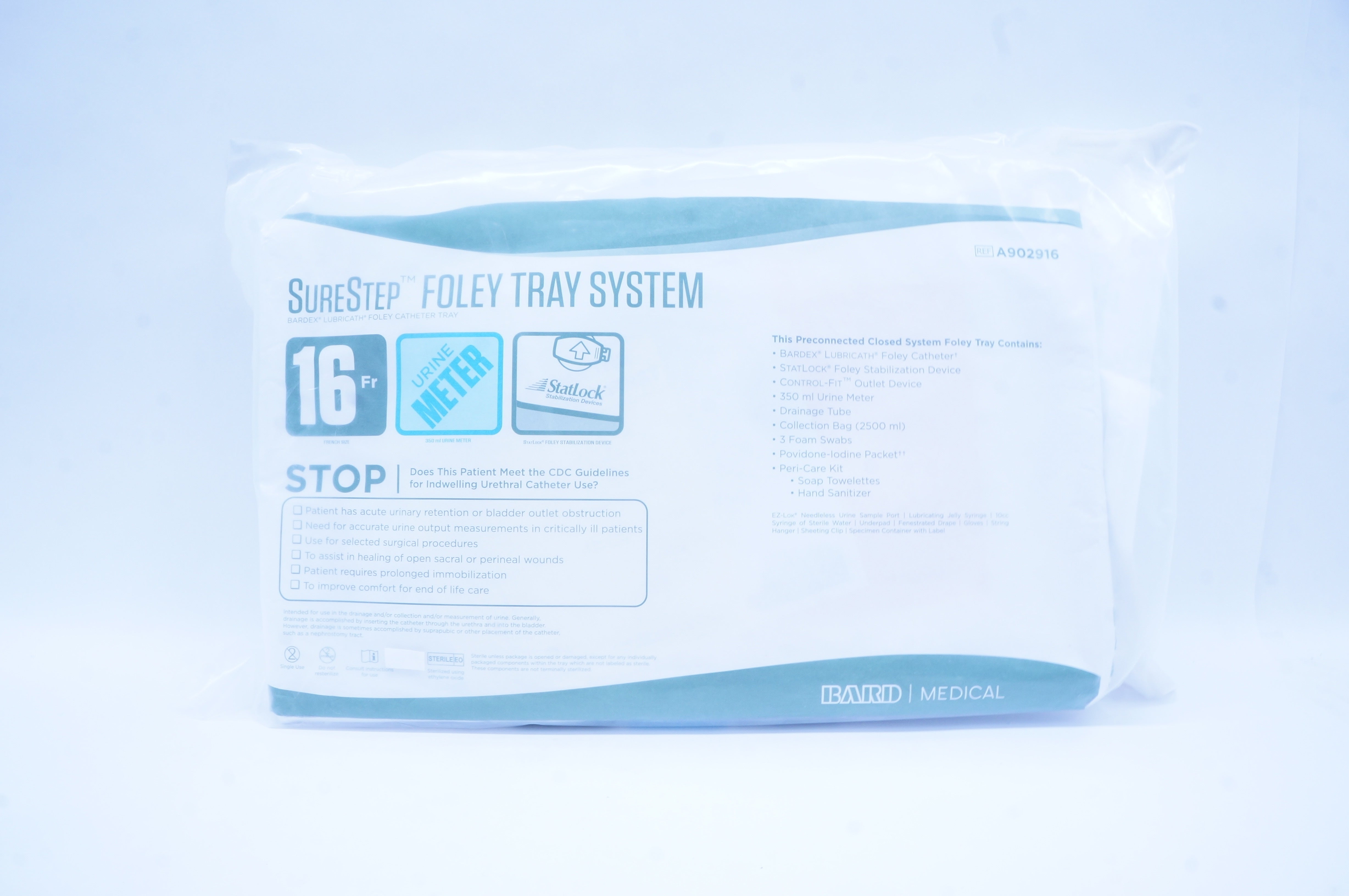 Bard A902916 SureStep Foley Tray System 16Fr