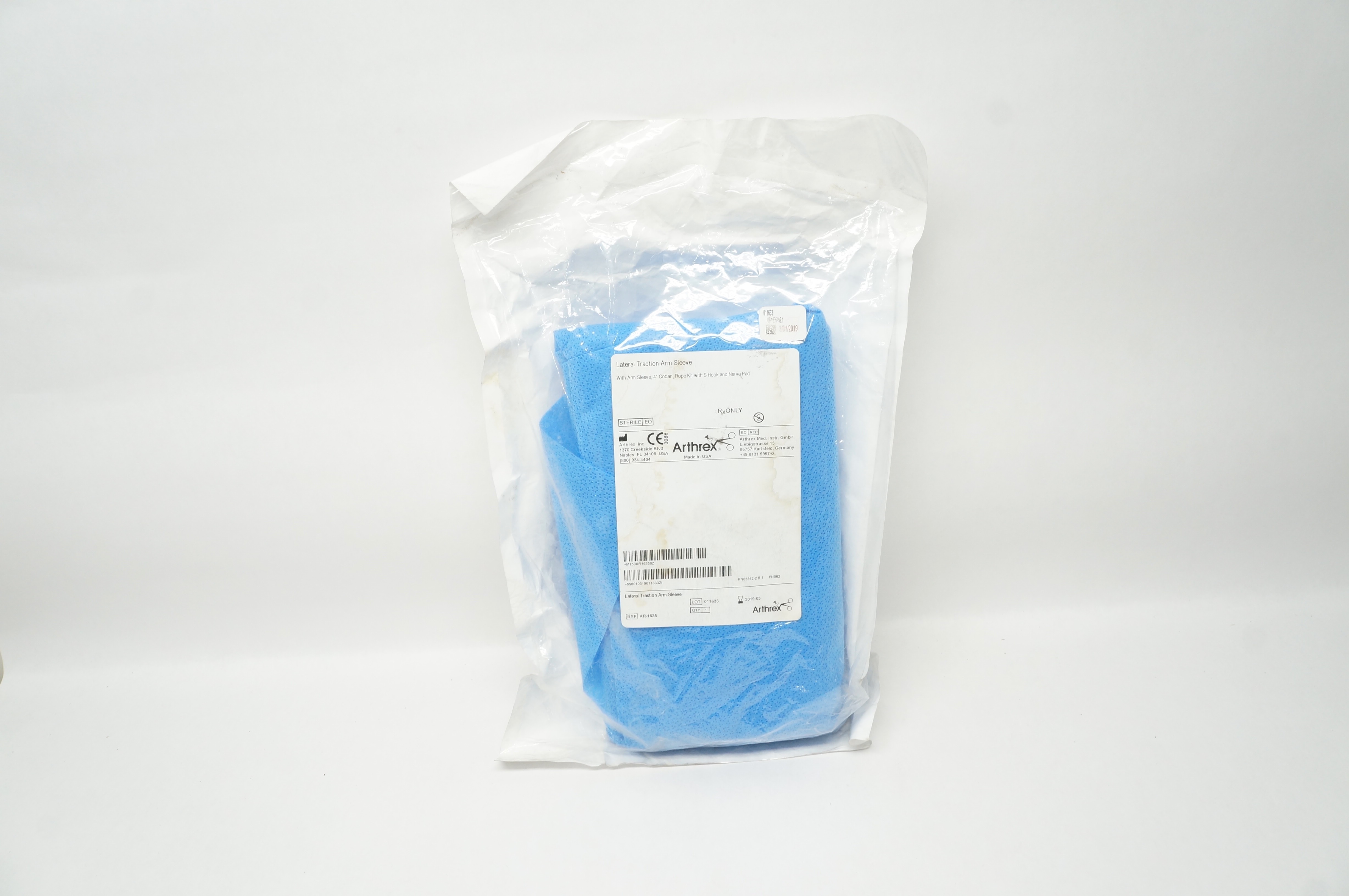 Arthrex AR-1635 Lateral Traction Arm Sleeve 4inch Coban (x)