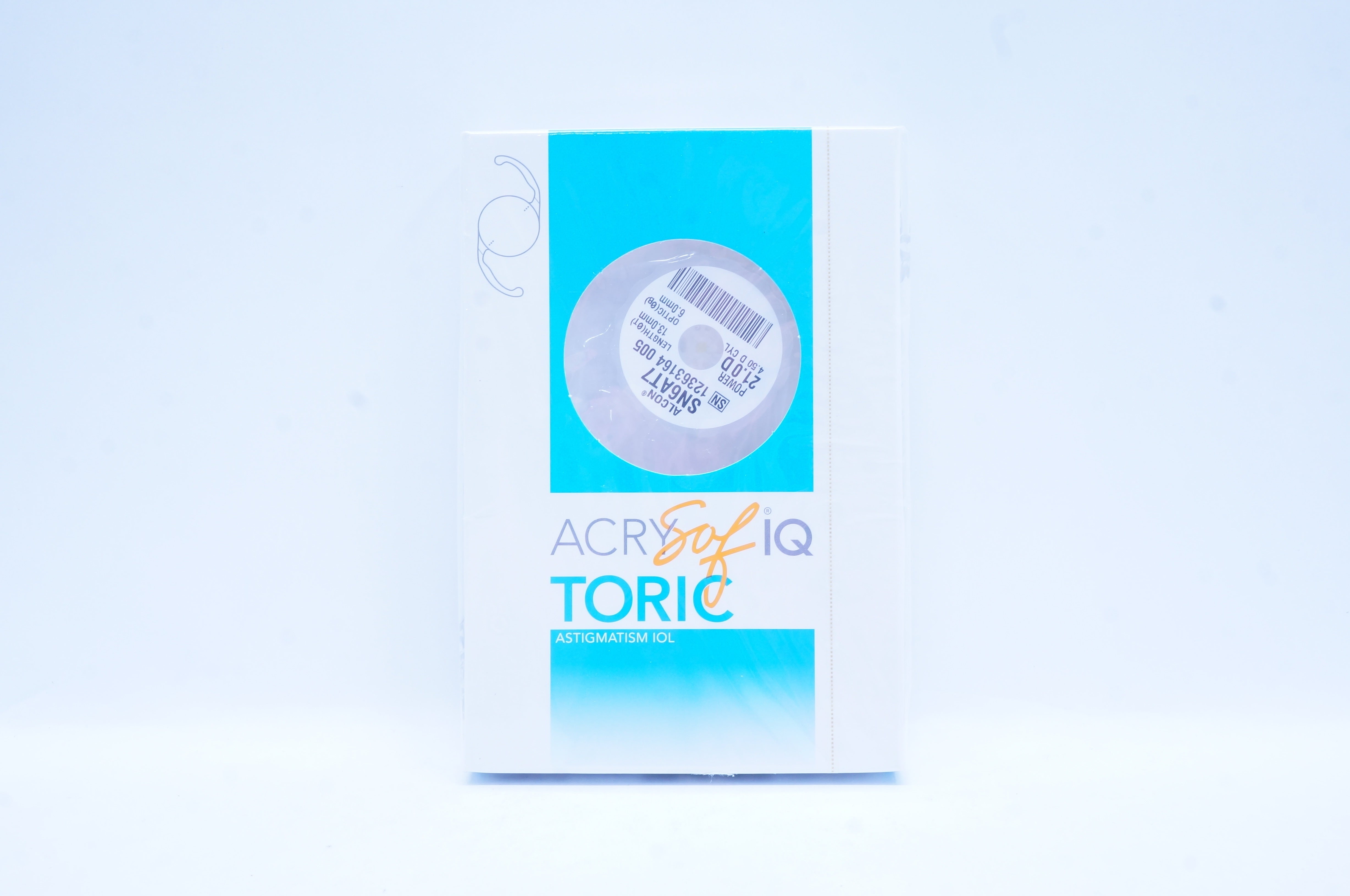 Alcon SN6AT7 ACRYSof IQ Toric Astigmatism IOL 21.0D, 4.50 CYL (x)
