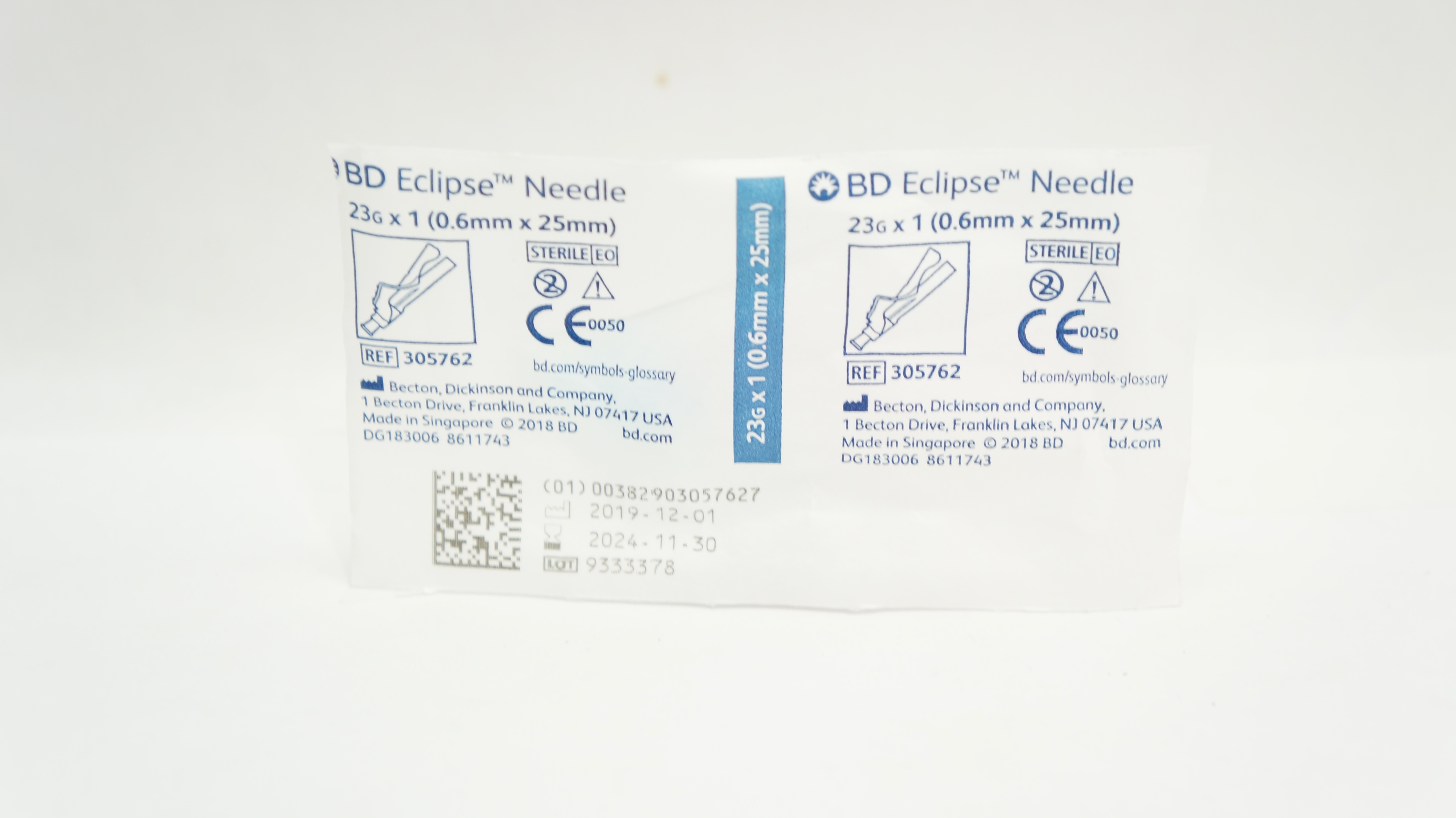 BD 305762 Eclipse Ndle 23G x 1inch