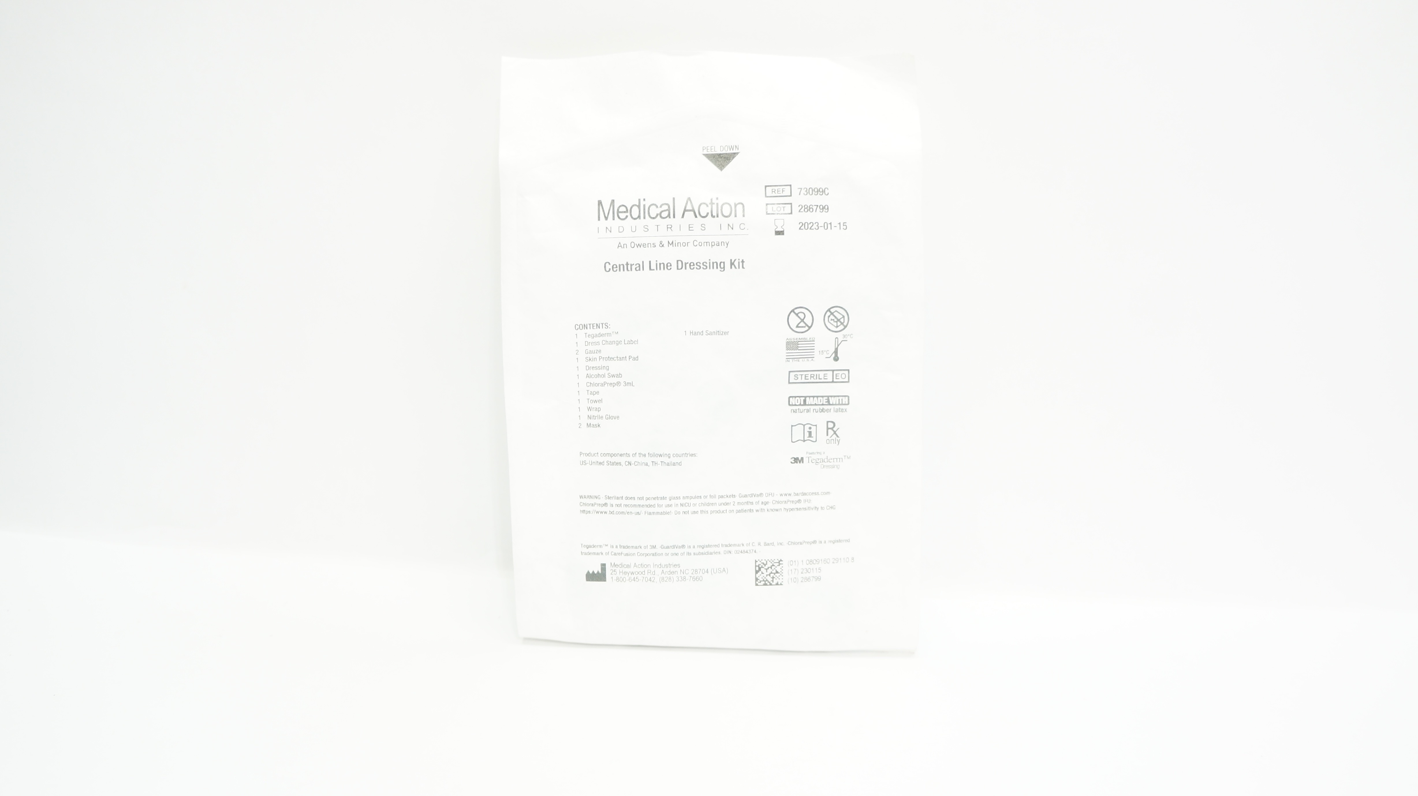 Medical Action 73099C Central Line Dressing Kit (x)