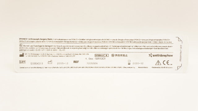 Smith&Nephew 7205324 Dyonics Arthroscopic Surgery Blade Abrader 4.0mm (x)