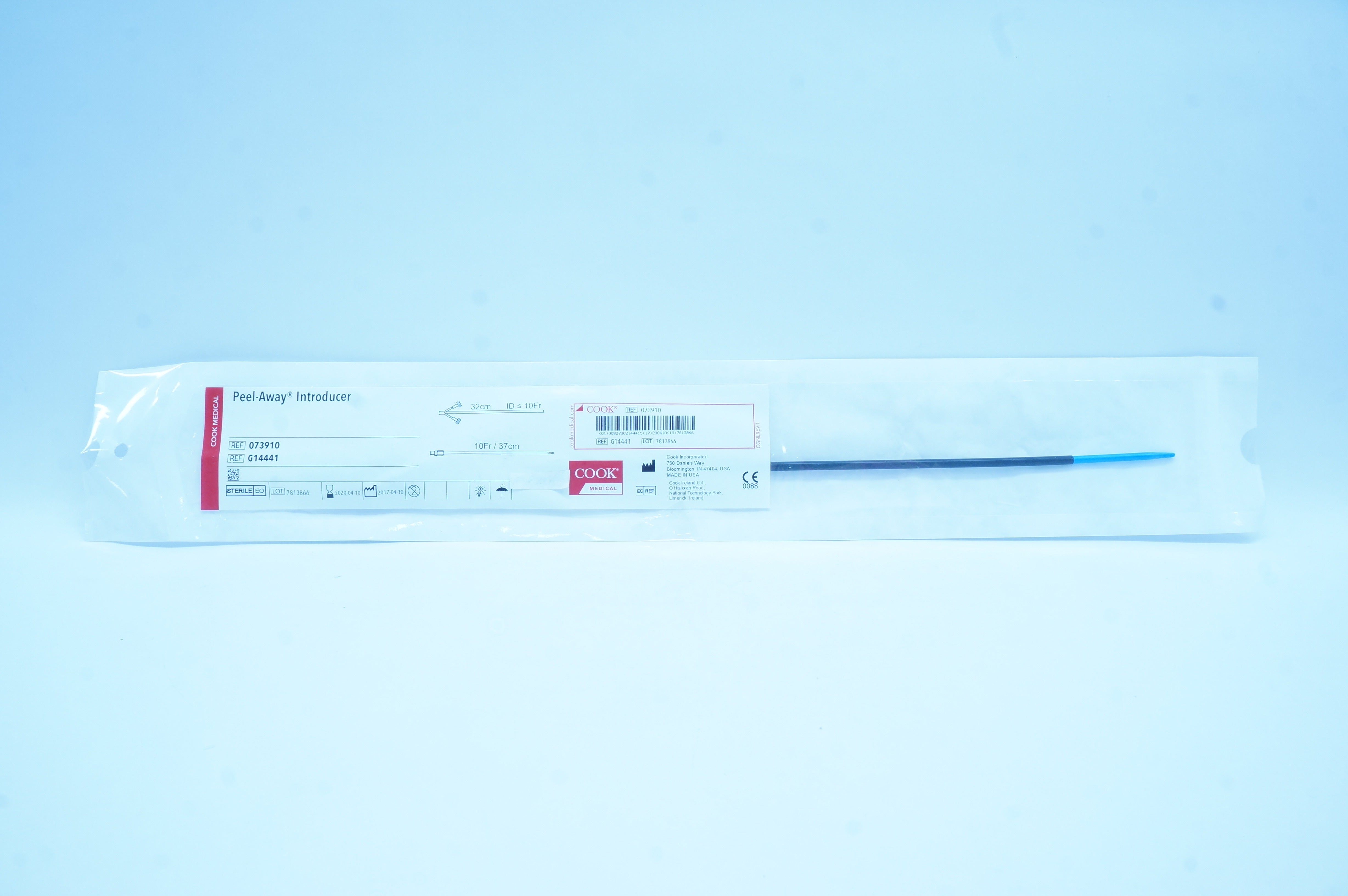 Cook Medical 073910 Peel-Away Introducer 10Fr./37cm (x)