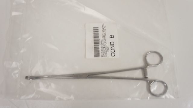 Cenco Foerster Gauze Pad Holding Forceps 9-1/2in