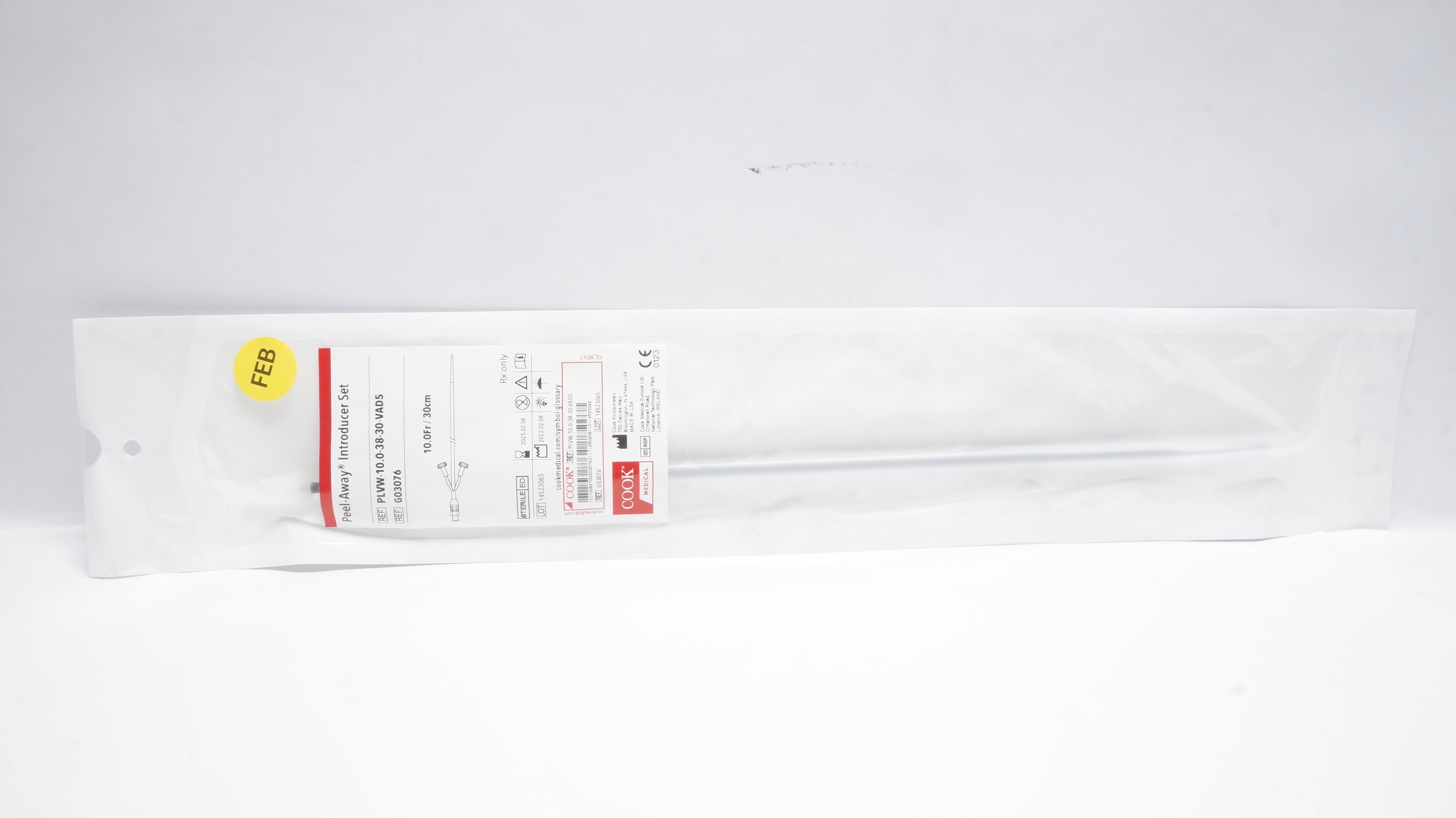 Cook Medical G03076 Peel-Away Introducer Set 10.0Fr/30cm (x)