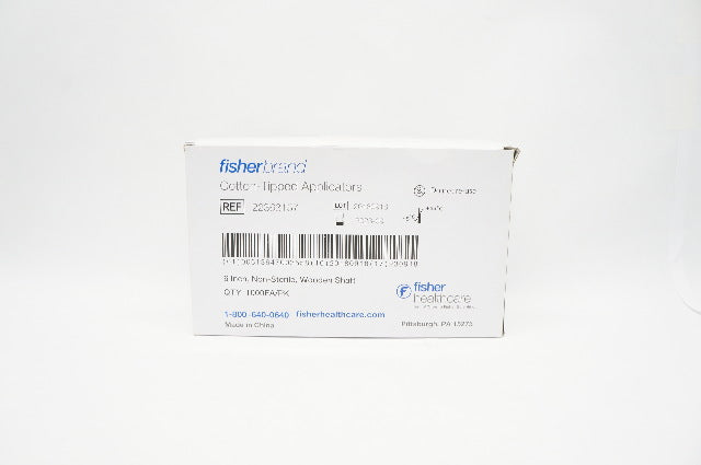 Fisher Healthcare 22363157 FisherBrand Cotton-Tipped Applicators 6in-Box of 1000