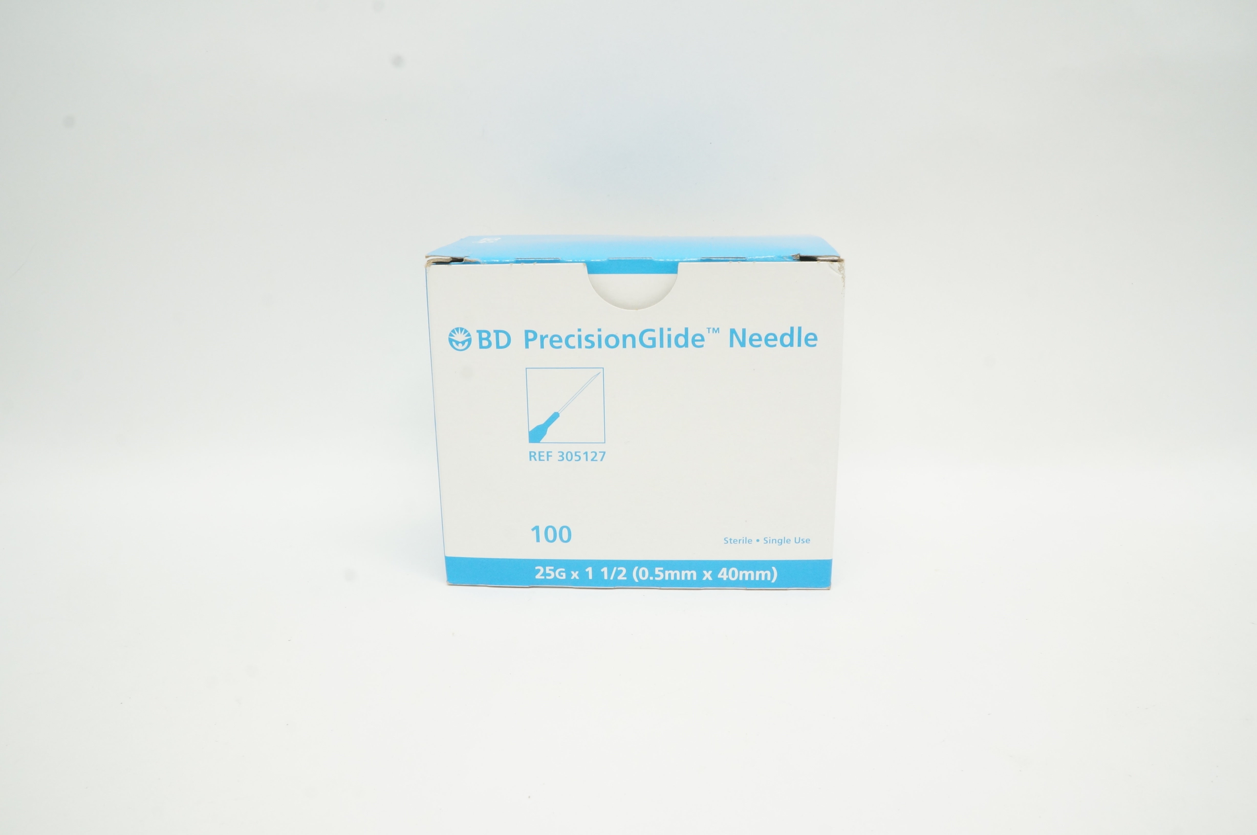BD 305127 PrecisionGlide Ndle 25G x 1 1/2 - Box of 100