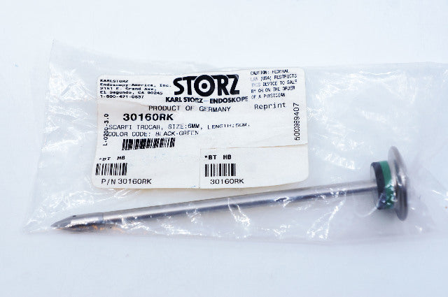 Karl Storz 30160RK Scarfi Trocar 6mm x 50mm
