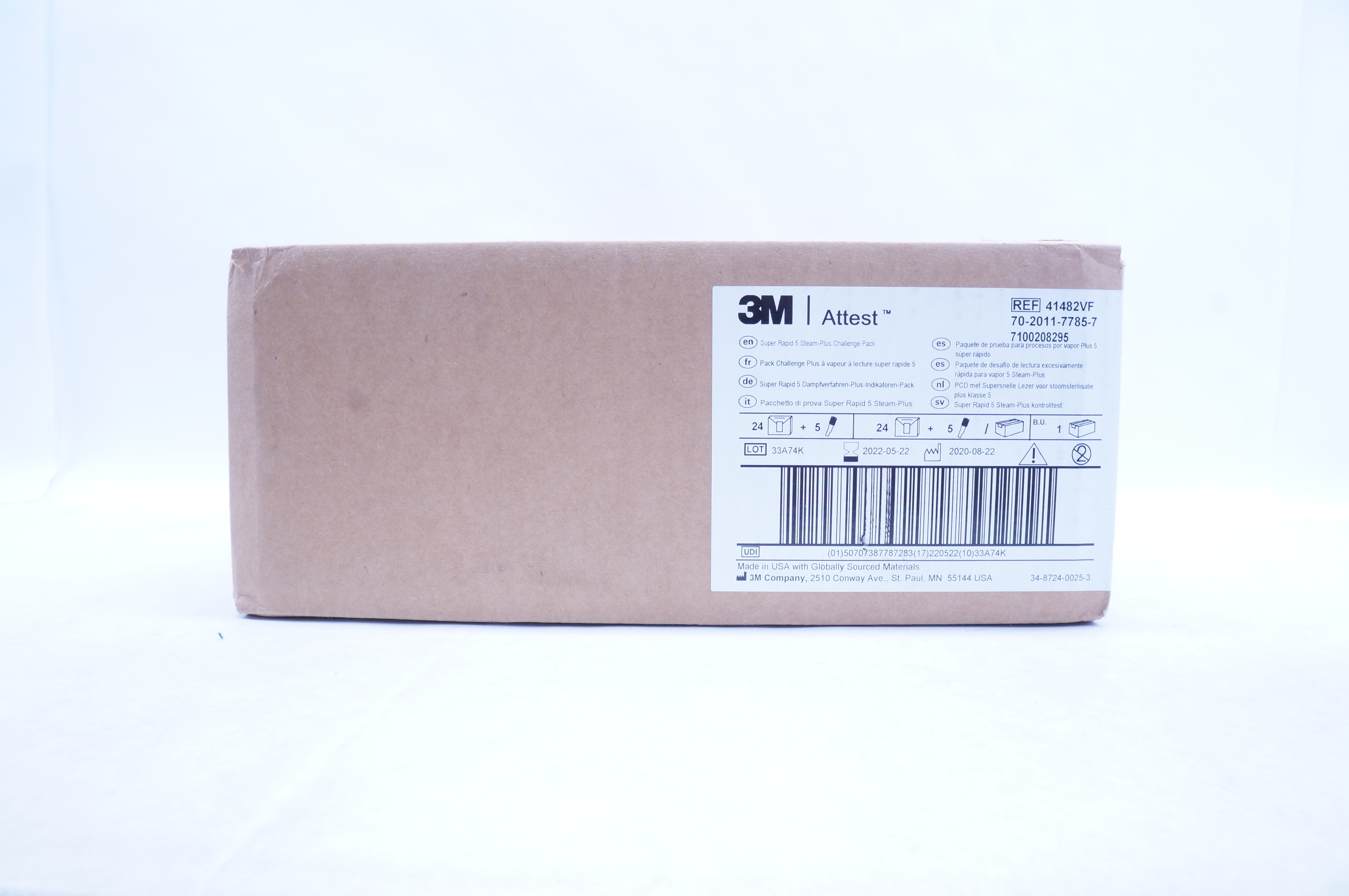 3M 41482VF Attest Super Rapid 5 Steam-Plus Challenge Pack - Box of 24