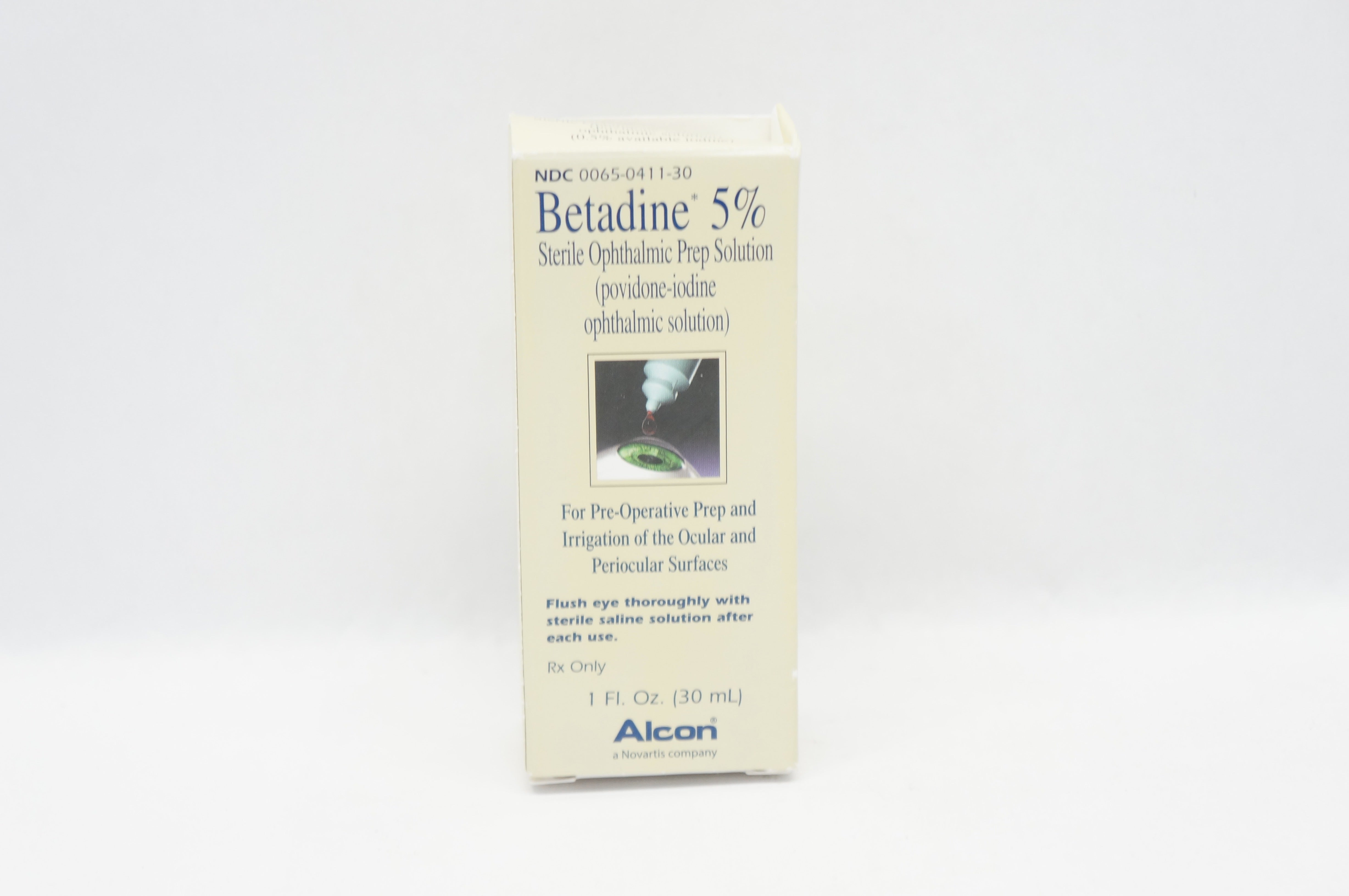 Alcon 0065-0411-30 Betadine 5% Sterile Ophthalmic Prep Solution 1fl. oz. (x)